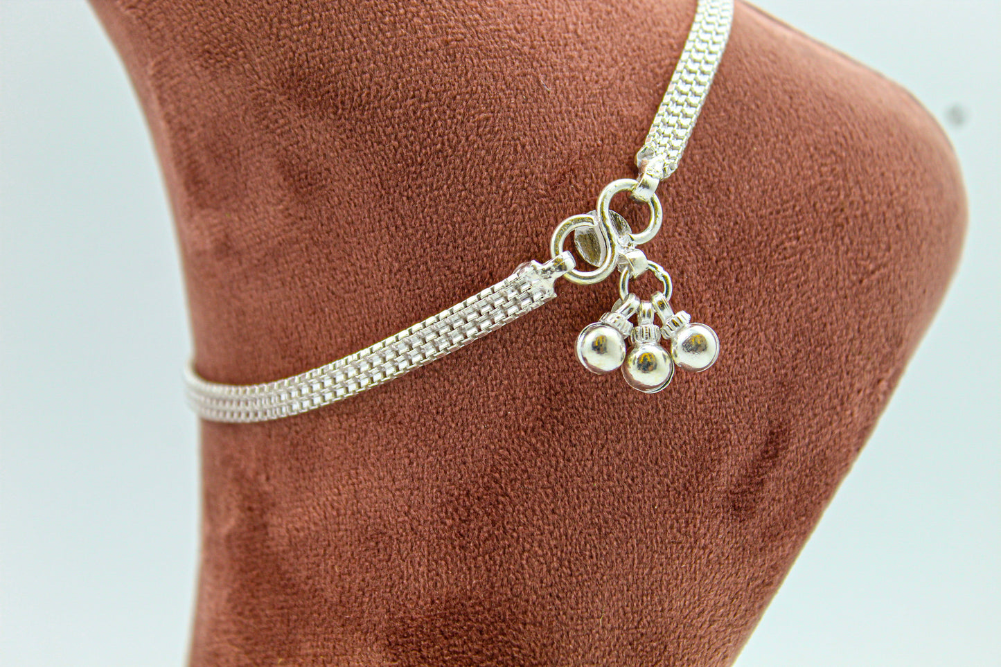 Silver Anklet for Women – Minimalist Payal, Everyday Foot Accessory