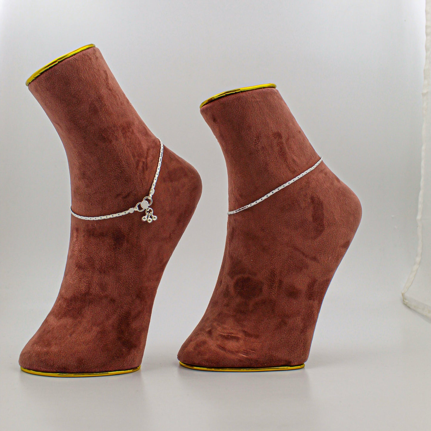 Silver Anklet for Women – Minimalist Payal, Everyday Foot Accessory