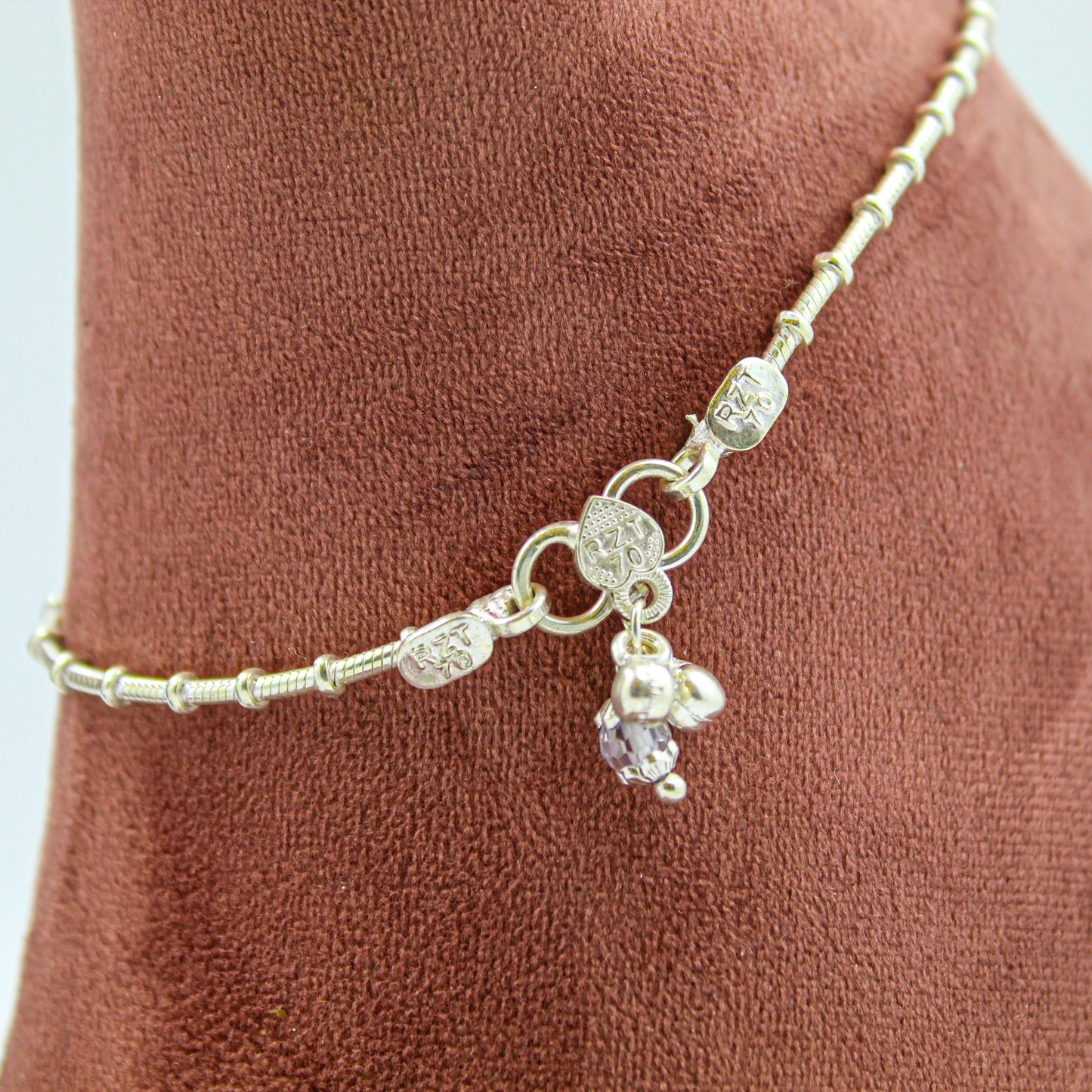 Silver Anklet for Women – Minimalist Payal, Everyday Foot Accessory