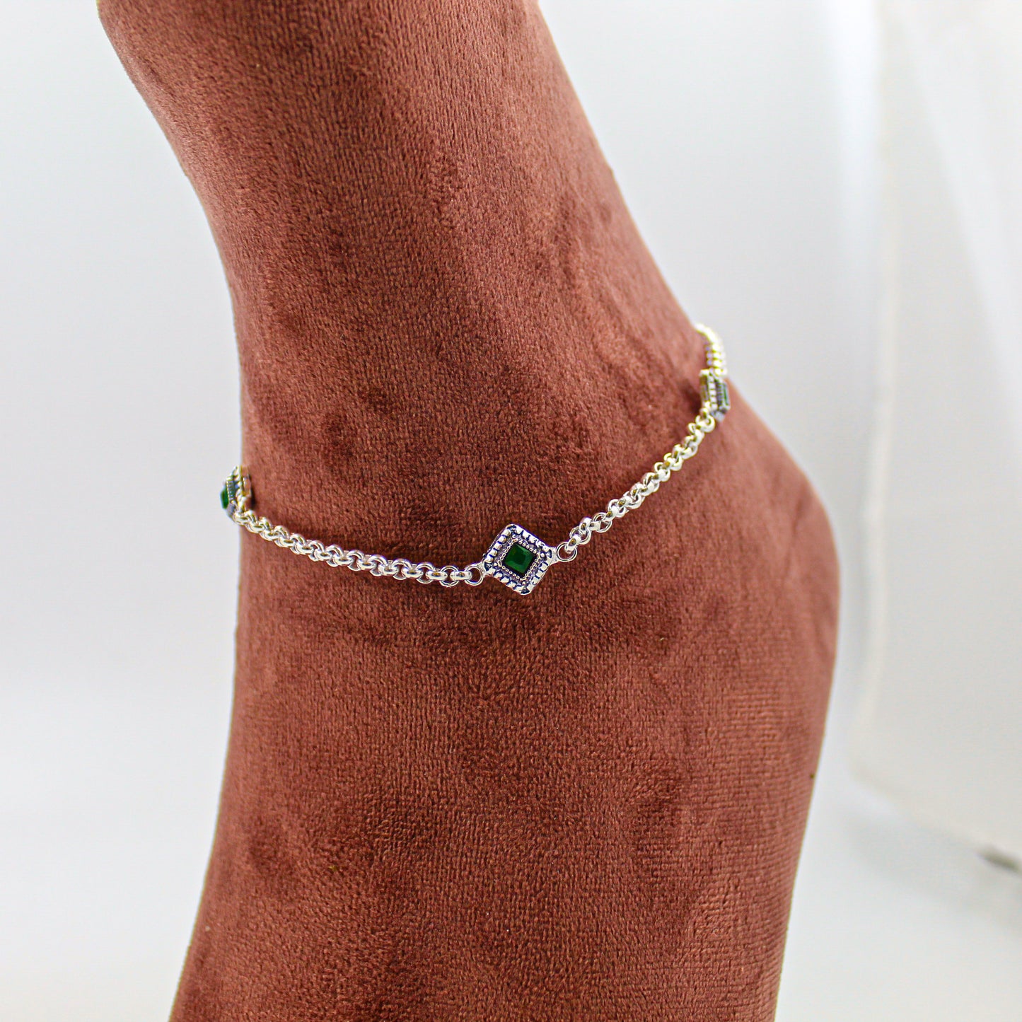 Silver Anklet for Women – Minimalist Payal, Everyday Foot Accessory