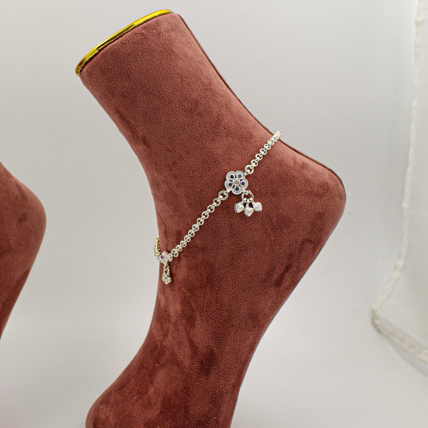 Silver Anklet for Women – Minimalist Payal, Everyday Foot Accessory