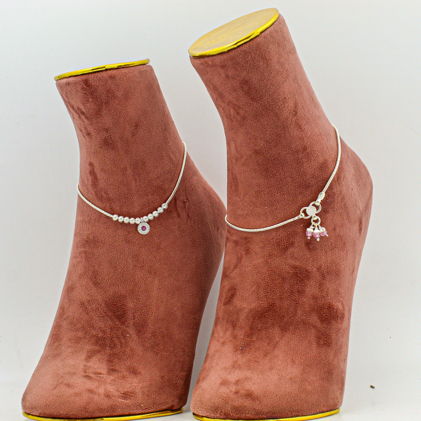 Silver Anklet for Women – Minimalist Payal, Everyday Foot Accessory