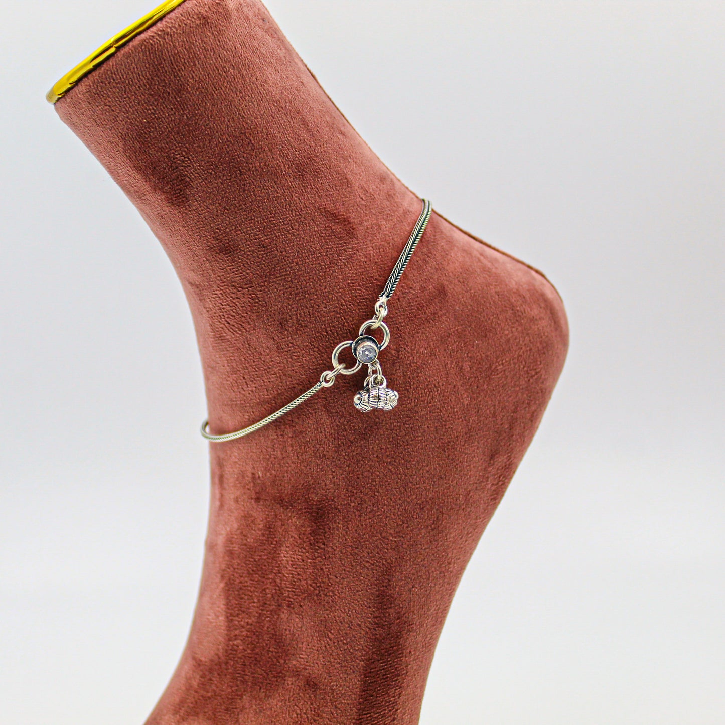 Silver Anklet for Women – Minimalist Payal, Everyday Foot Accessory