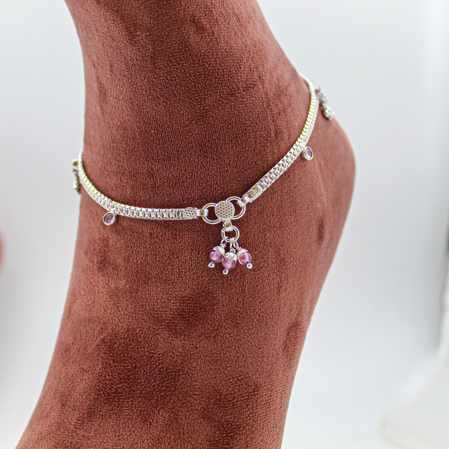 Silver Anklet for Women – Minimalist Payal, Everyday Foot Accessory