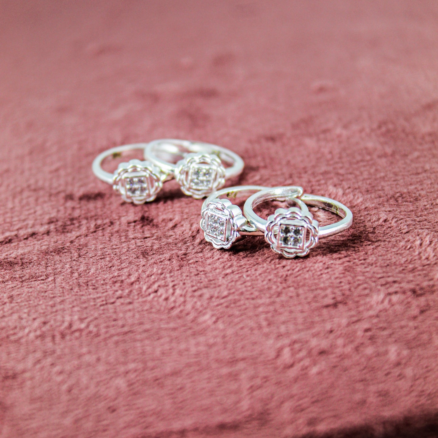 Adjustable Silver Tone Toe Rings for (Pair of 1)| Indian Bichiya