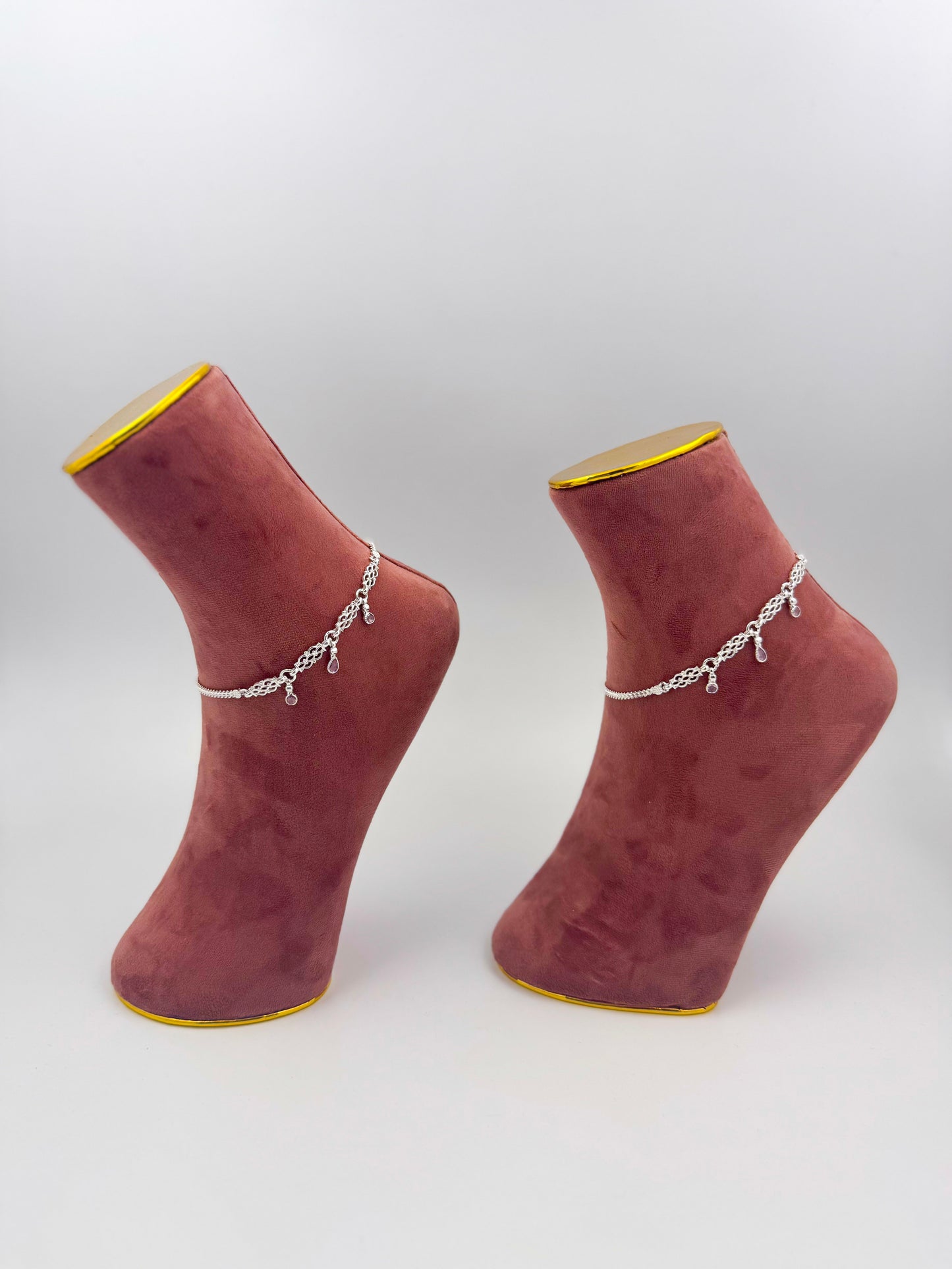 Silver Anklet for Women – Minimalist Payal, Everyday Foot Accessory