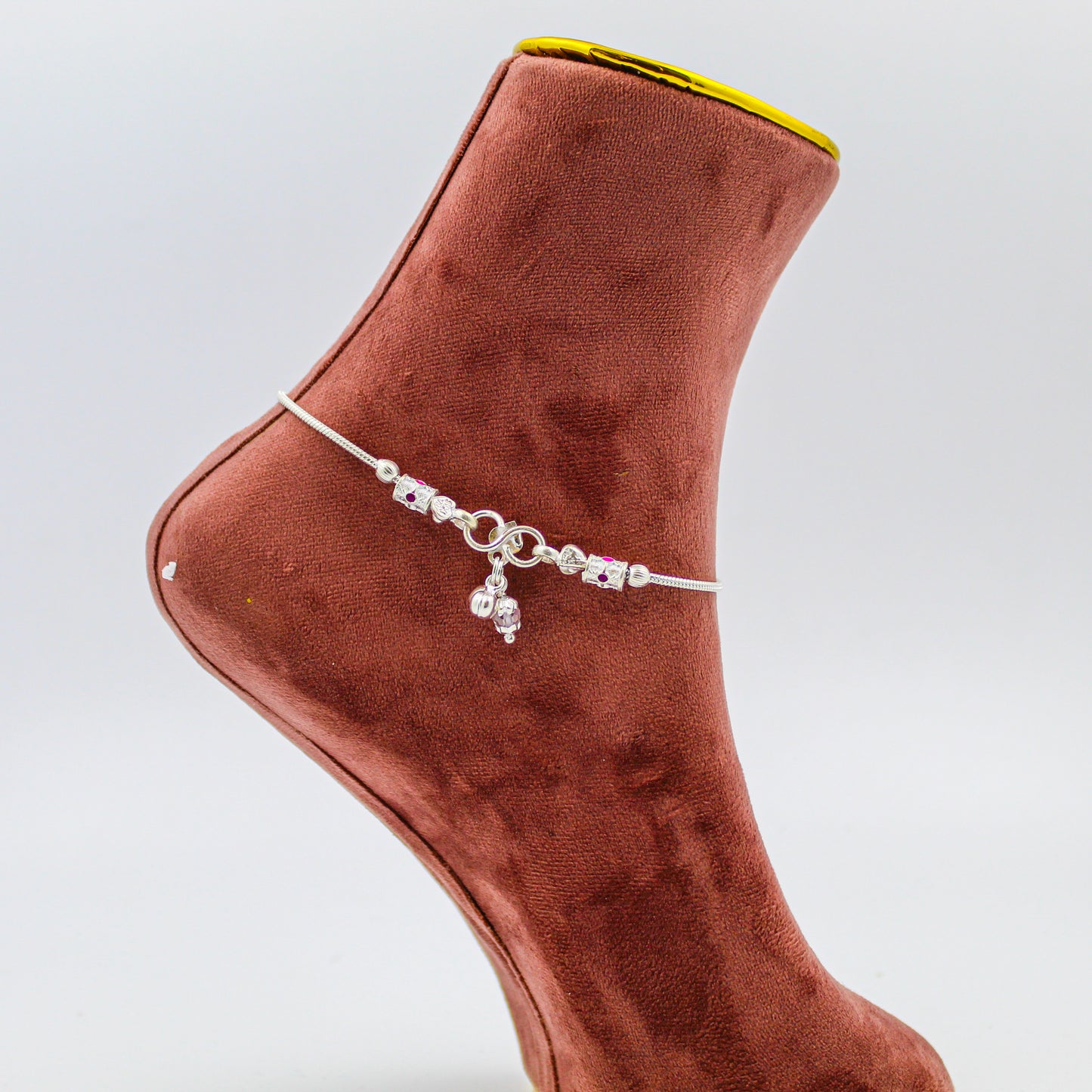 Silver Anklet for Women – Minimalist Payal, Everyday Foot Accessory