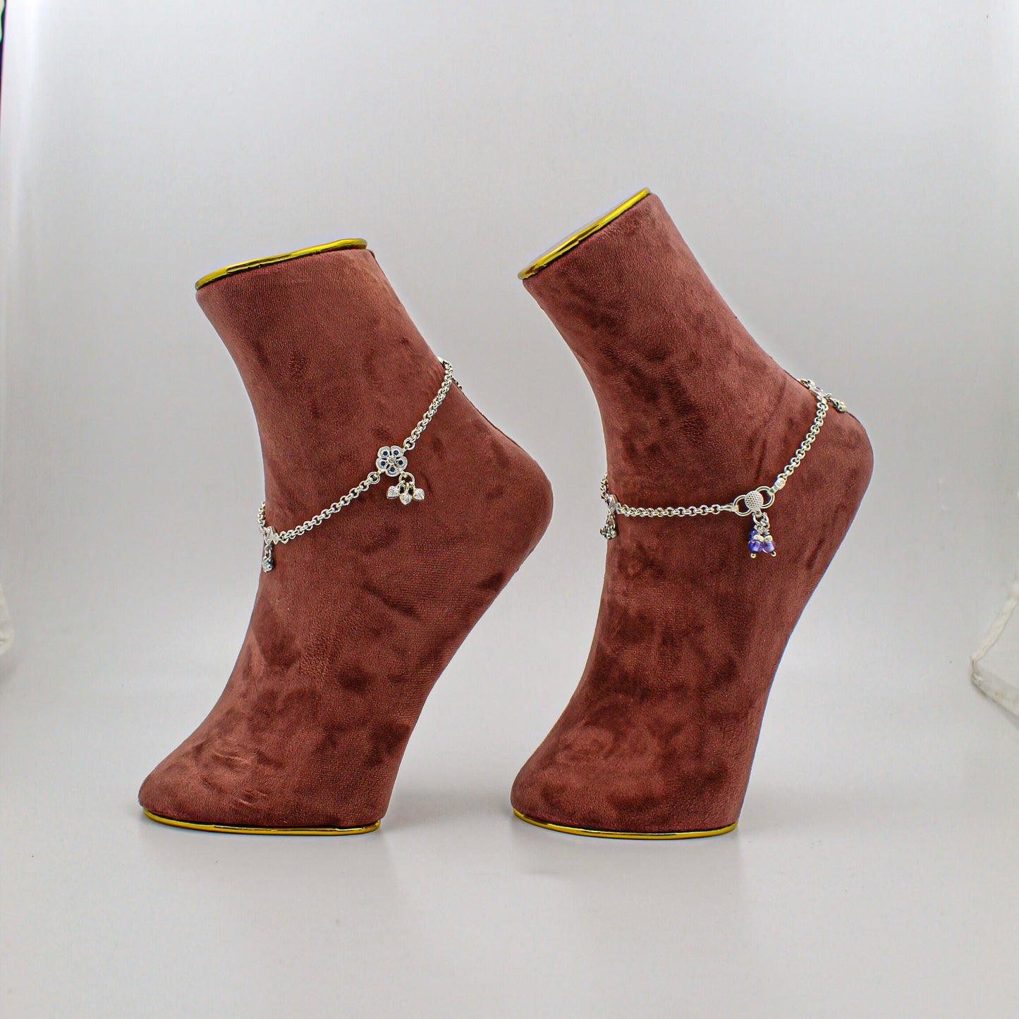 Silver Anklet for Women – Minimalist Payal, Everyday Foot Accessory