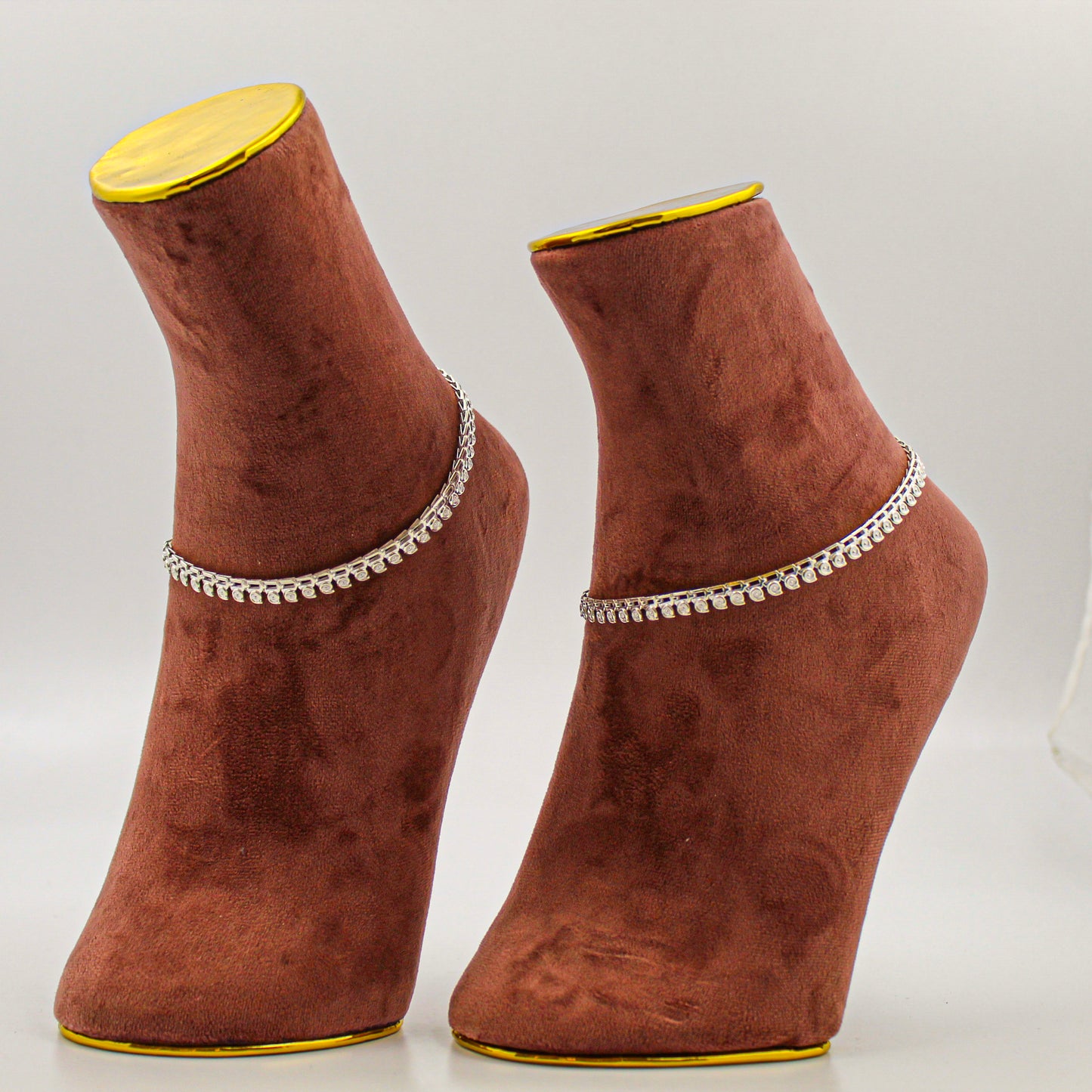 Silver Anklet for Women – Minimalist Payal, Everyday Foot Accessory