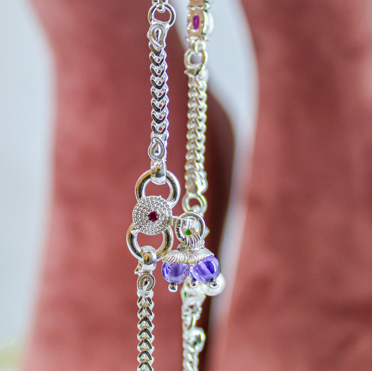 Silver Anklet for Women – Minimalist Payal, Everyday Foot Accessory