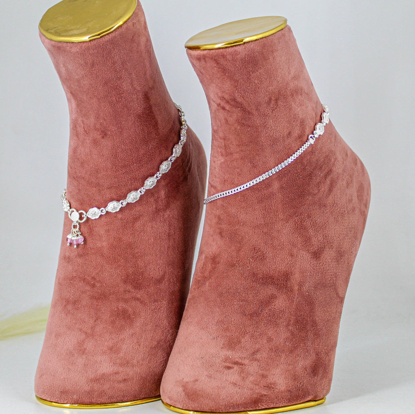 Silver Anklet for Women – Minimalist Payal, Everyday Foot Accessory