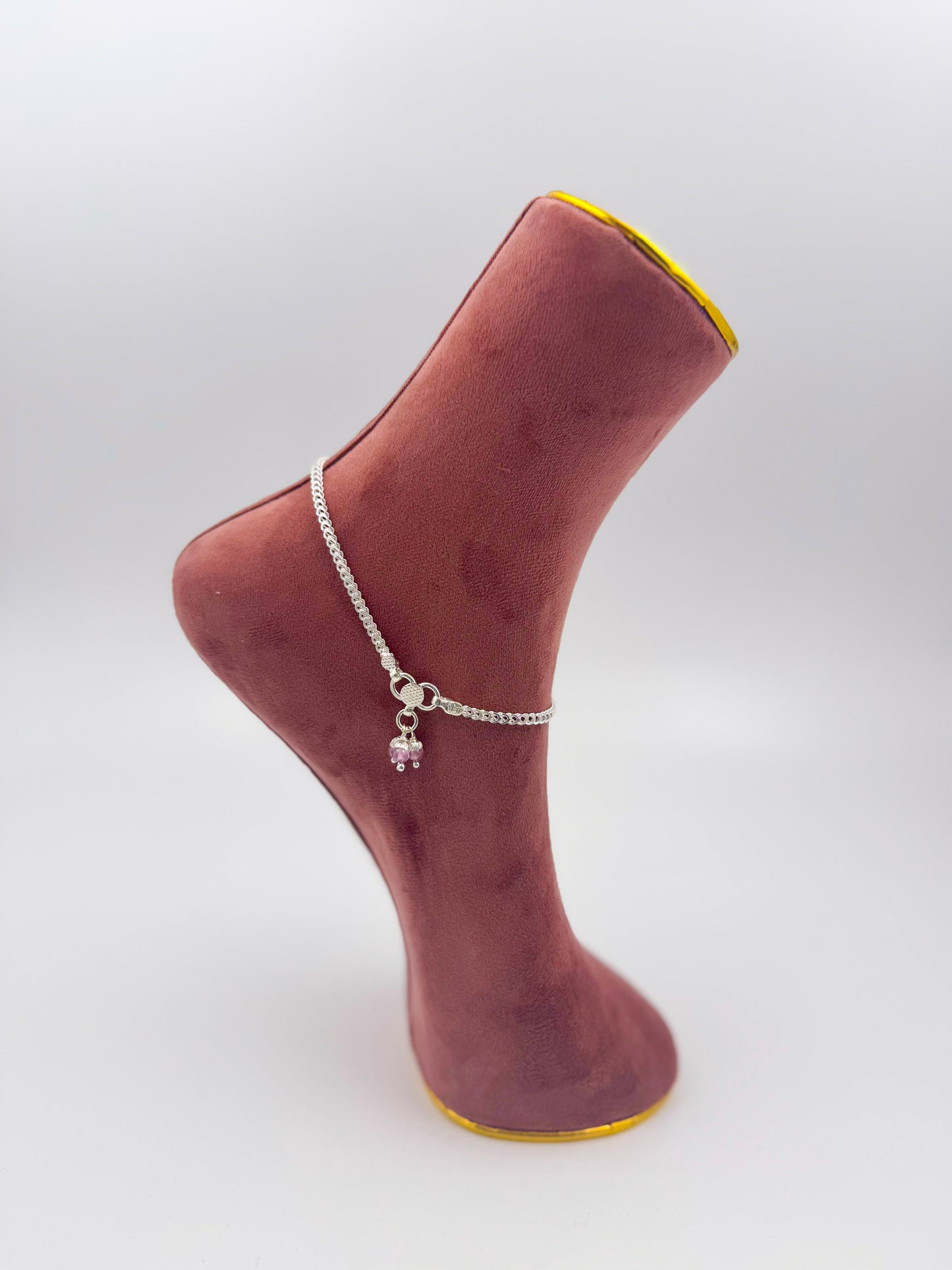Silver Anklet for Women – Minimalist Payal, Everyday Foot Accessory