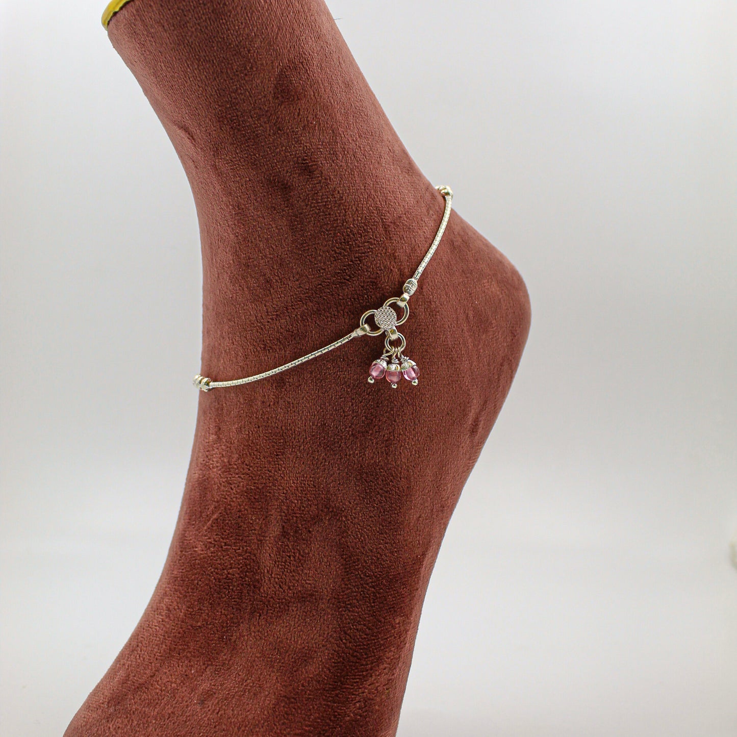 Silver Anklet for Women – Minimalist Payal, Everyday Foot Accessory