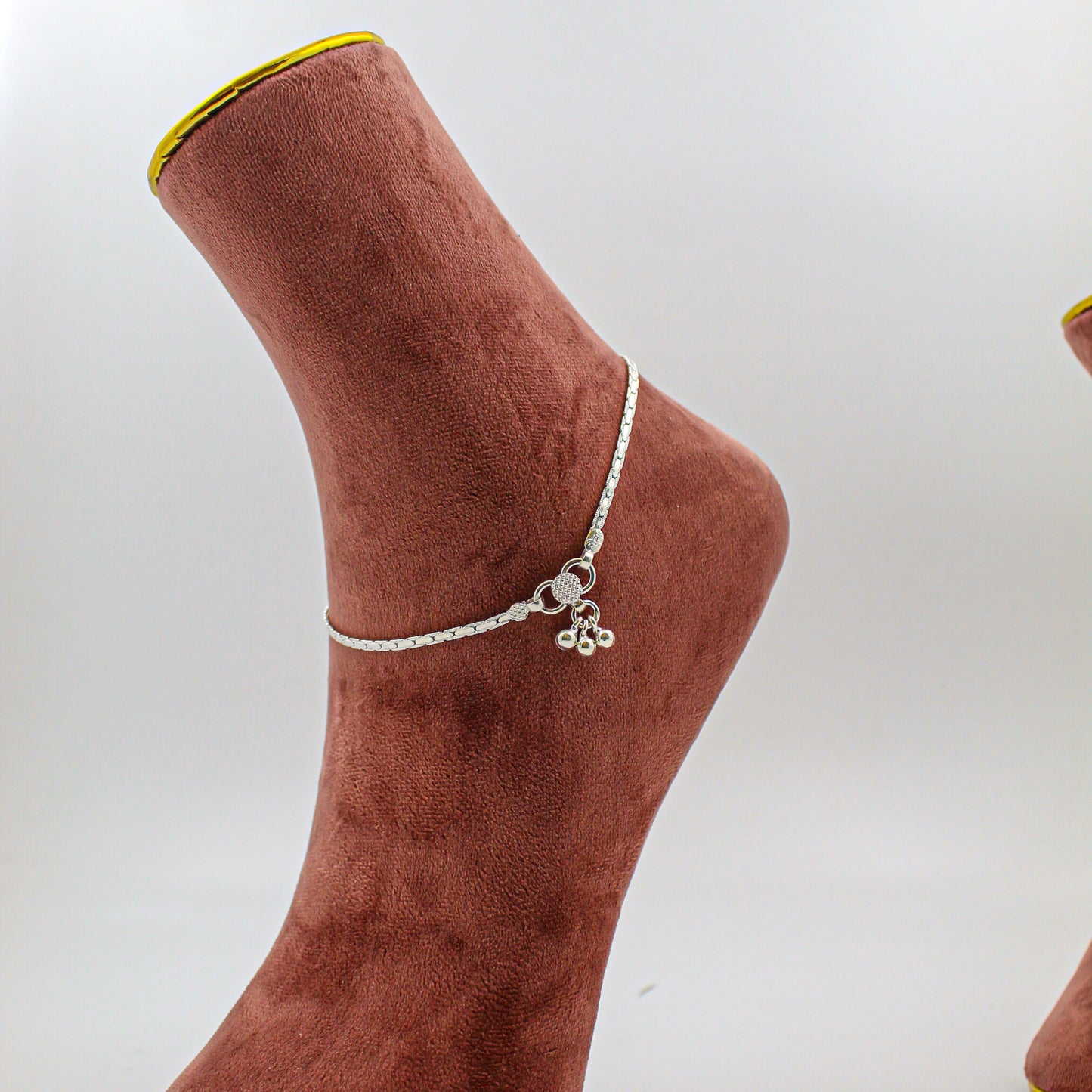 Silver Anklet for Women – Minimalist Payal, Everyday Foot Accessory