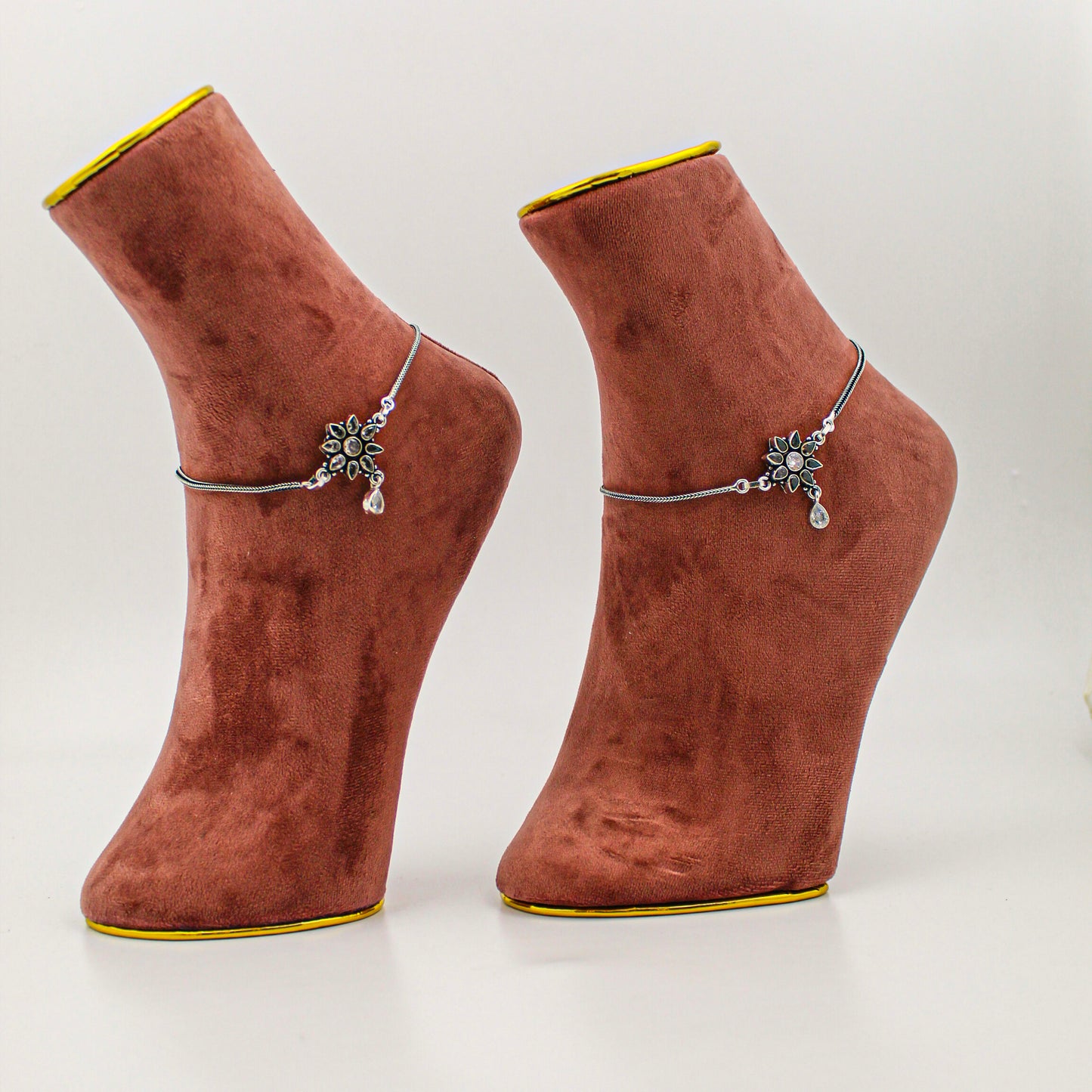 Silver Anklet for Women – Minimalist Payal, Everyday Foot Accessory