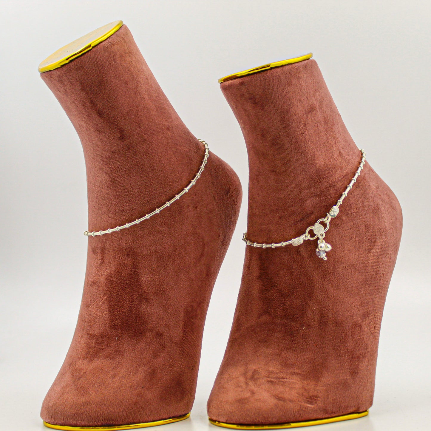 Silver Anklet for Women – Minimalist Payal, Everyday Foot Accessory