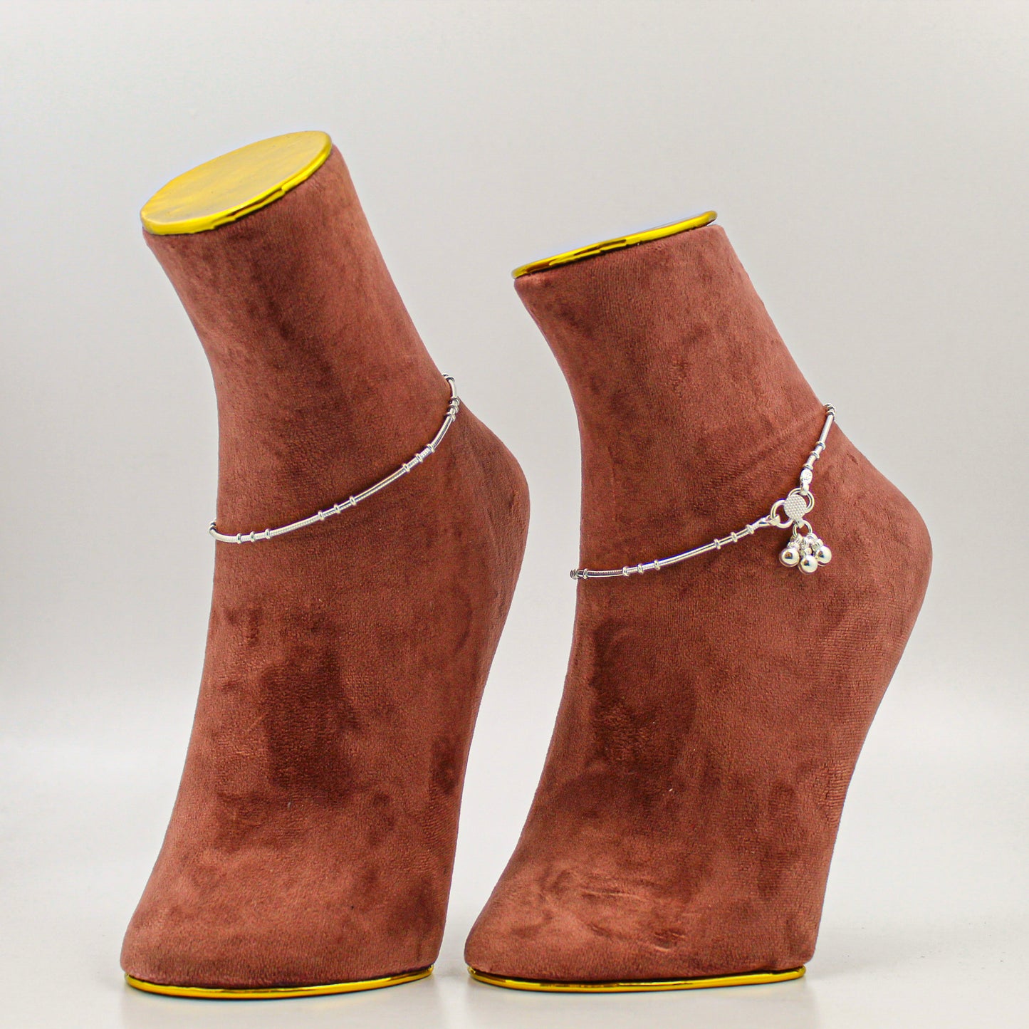 Silver Anklet for Women – Minimalist Payal, Everyday Foot Accessory