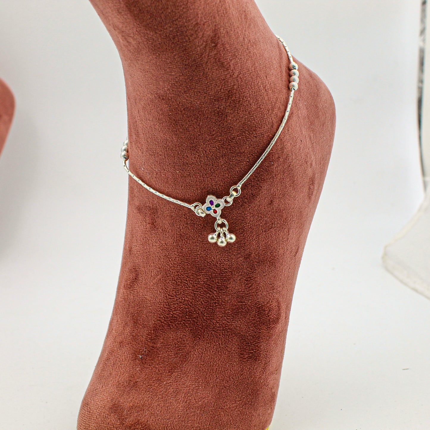 Silver Anklet for Women – Minimalist Payal, Everyday Foot Accessory