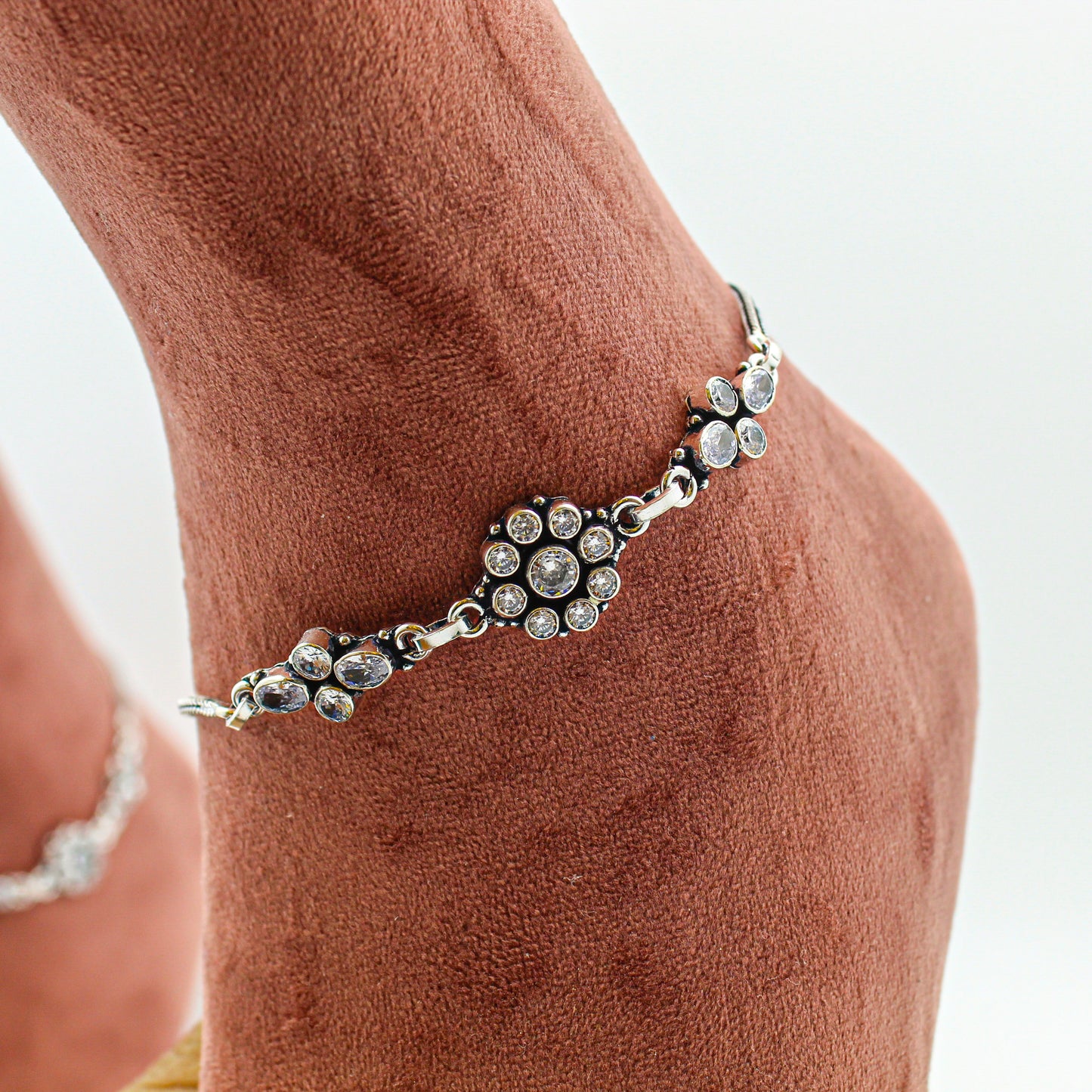 925 Silver Anklet for Women – Minimalist Payal, Everyday Foot Accessory