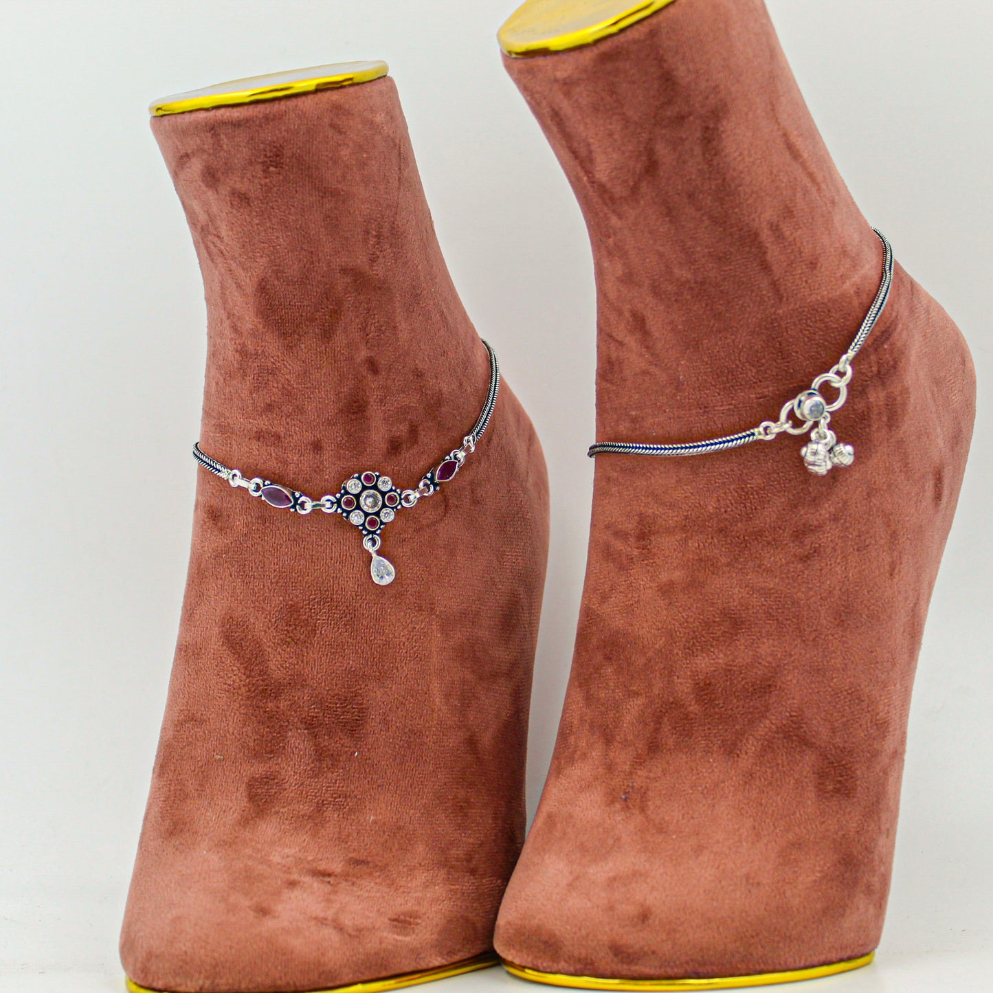 Silver Anklet for Women – Minimalist Payal, Everyday Foot Accessory