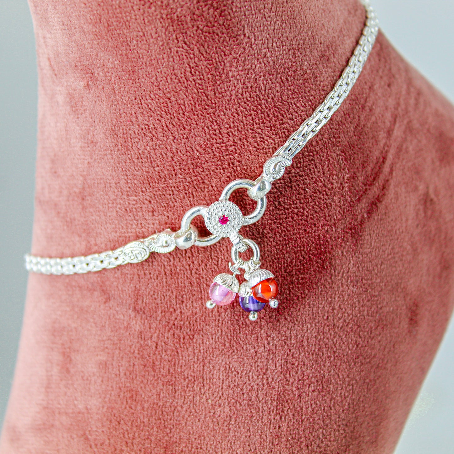 925 Silver Anklet for Women – Minimalist Payal, Everyday Foot Accessory