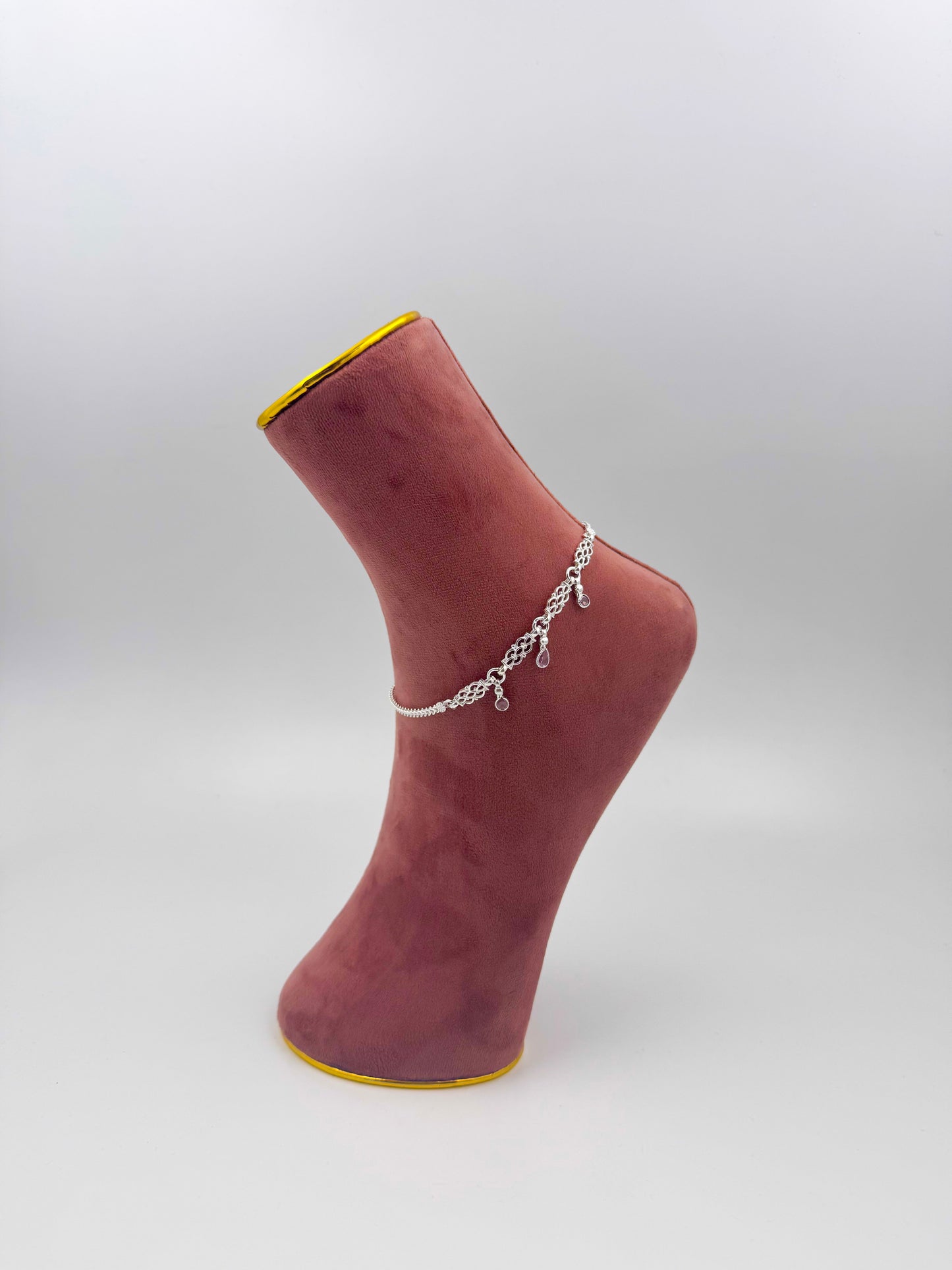 Silver Anklet for Women – Minimalist Payal, Everyday Foot Accessory