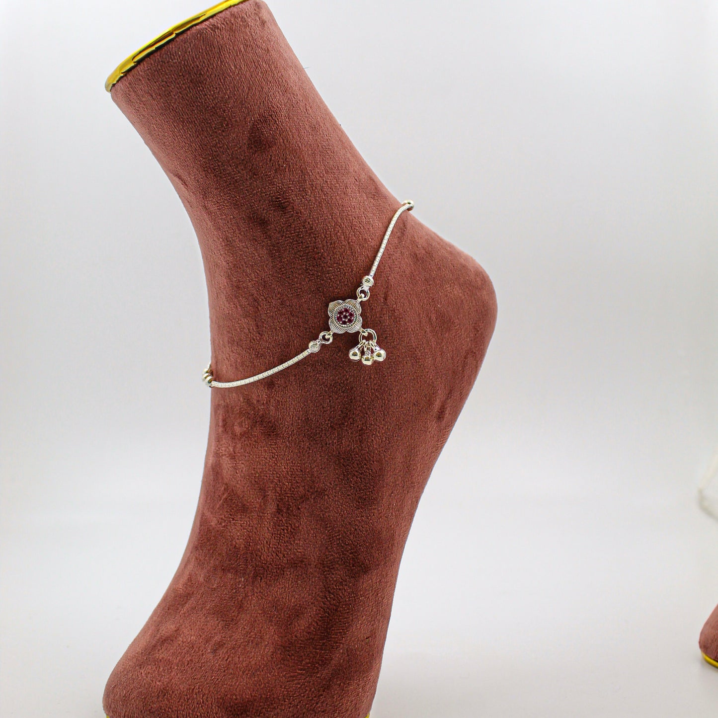 Silver Anklet for Women – Minimalist Payal, Everyday Foot Accessory