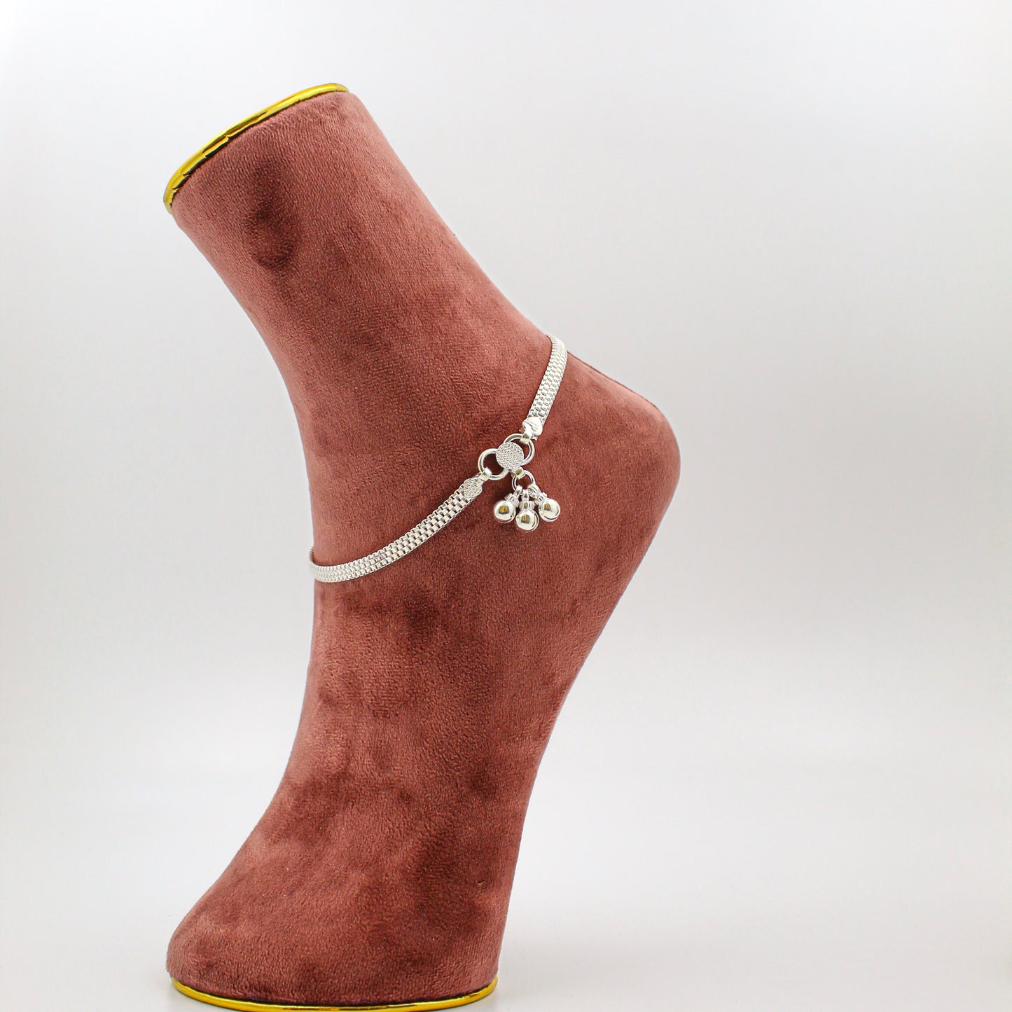 Silver Anklet for Women – Minimalist Payal, Everyday Foot Accessory