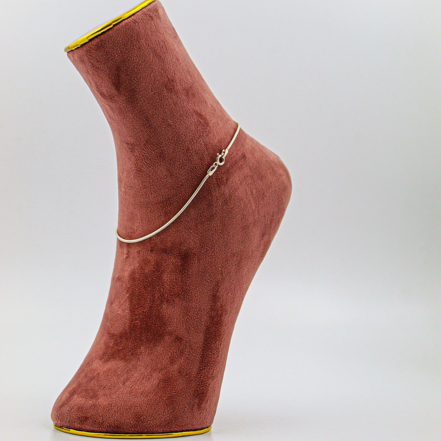 Silver Anklet for Women – Minimalist Payal, Everyday Foot Accessory