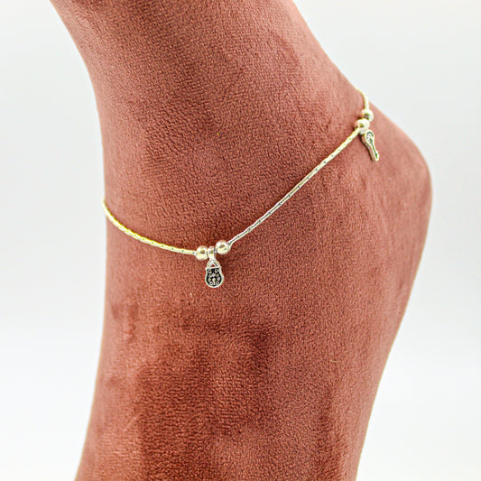 Silver Anklet for Women – Minimalist Payal, Everyday Foot Accessory