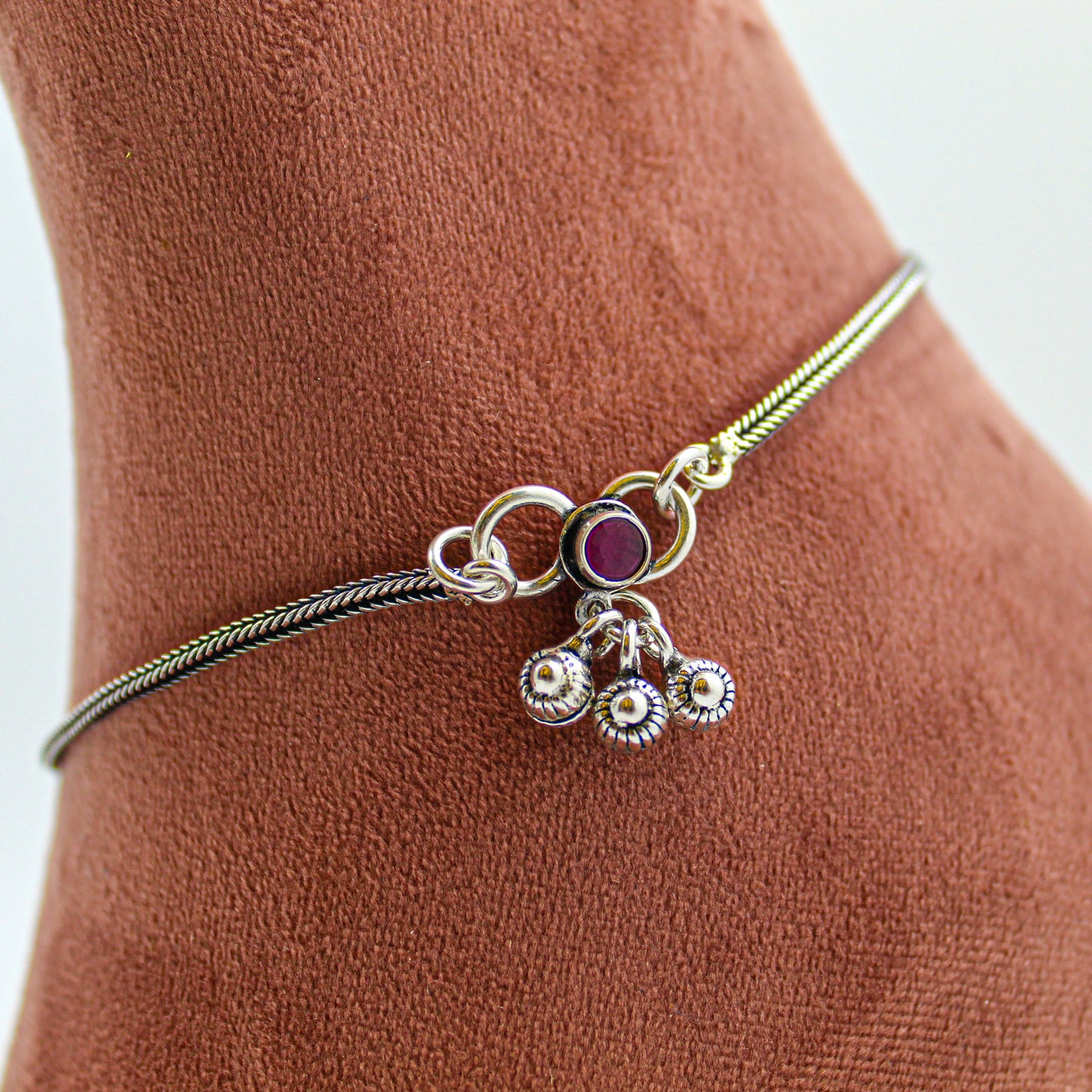 Silver Anklet for Women – Minimalist Payal, Everyday Foot Accessory