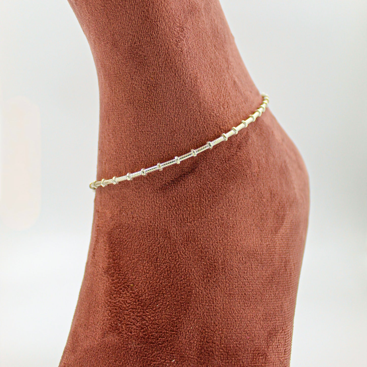 Silver Anklet for Women – Minimalist Payal, Everyday Foot Accessory