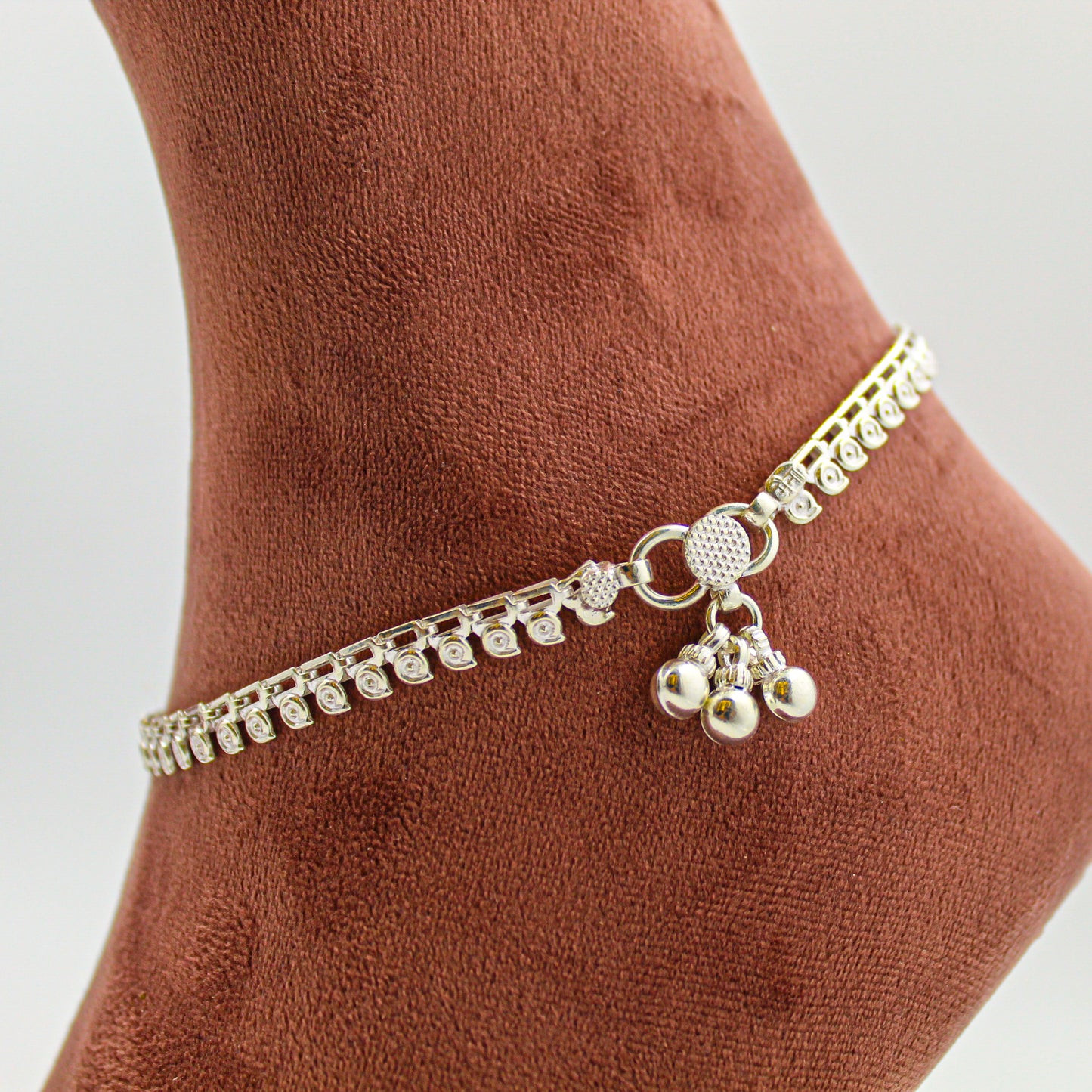 Silver Anklet for Women – Minimalist Payal, Everyday Foot Accessory