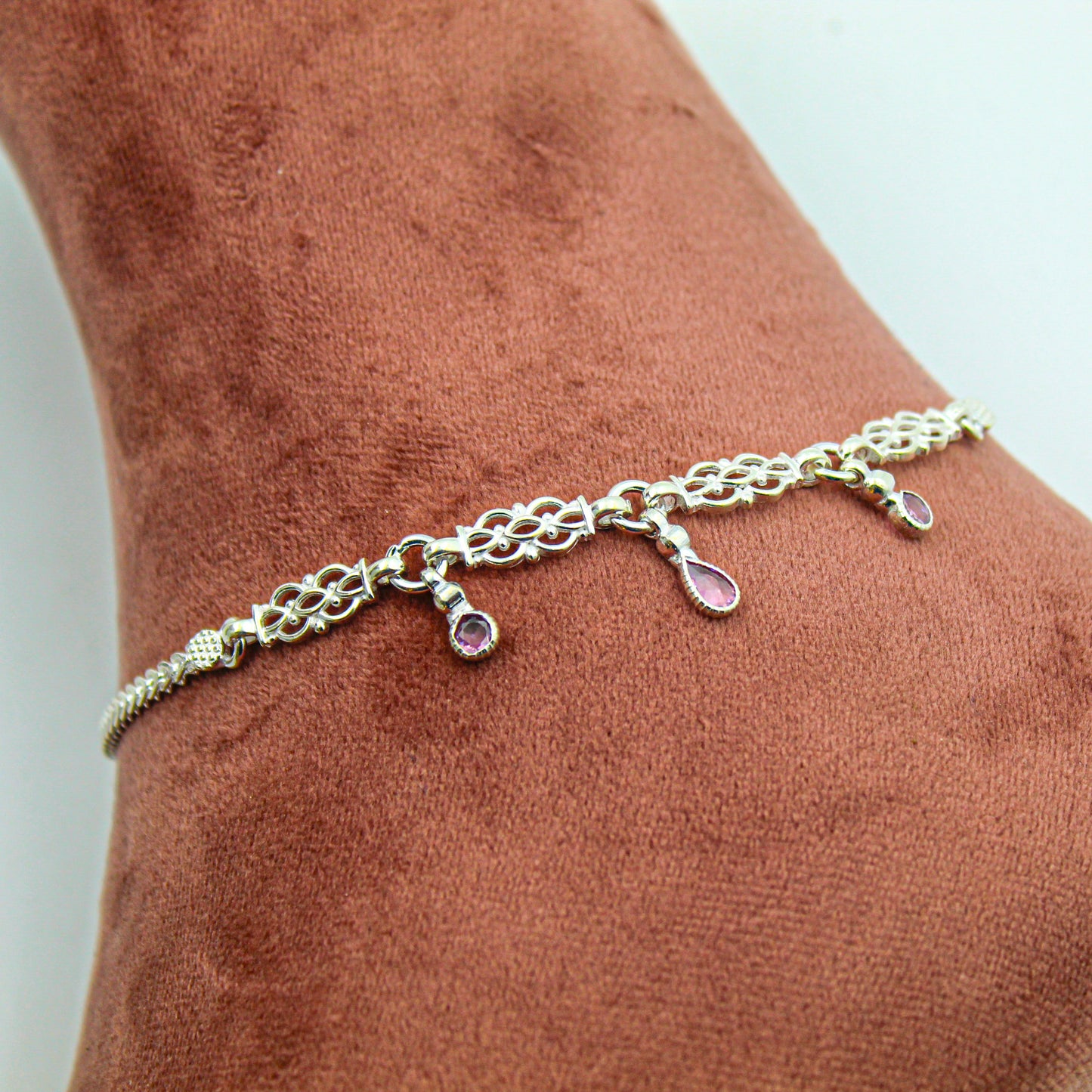 Silver Anklet for Women – Minimalist Payal, Everyday Foot Accessory