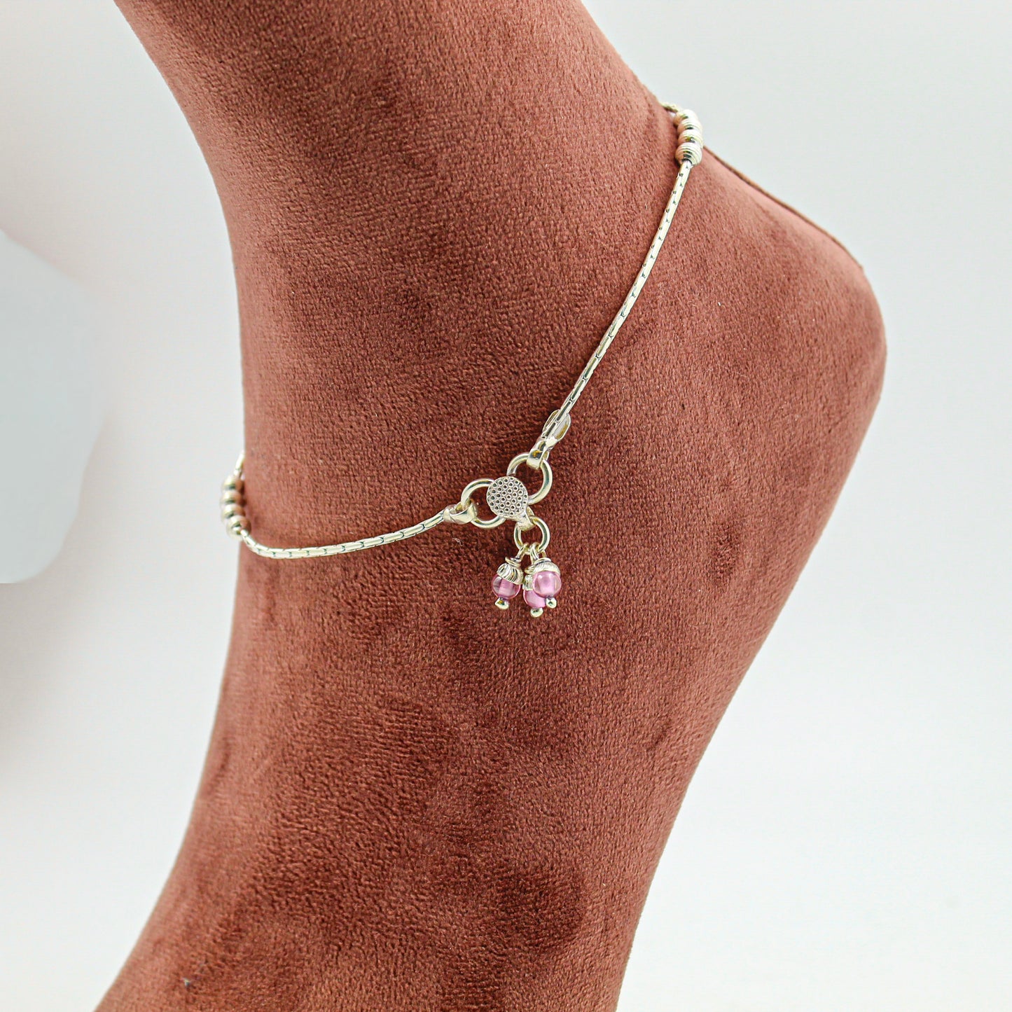 Silver Anklet for Women – Minimalist Payal, Everyday Foot Accessory