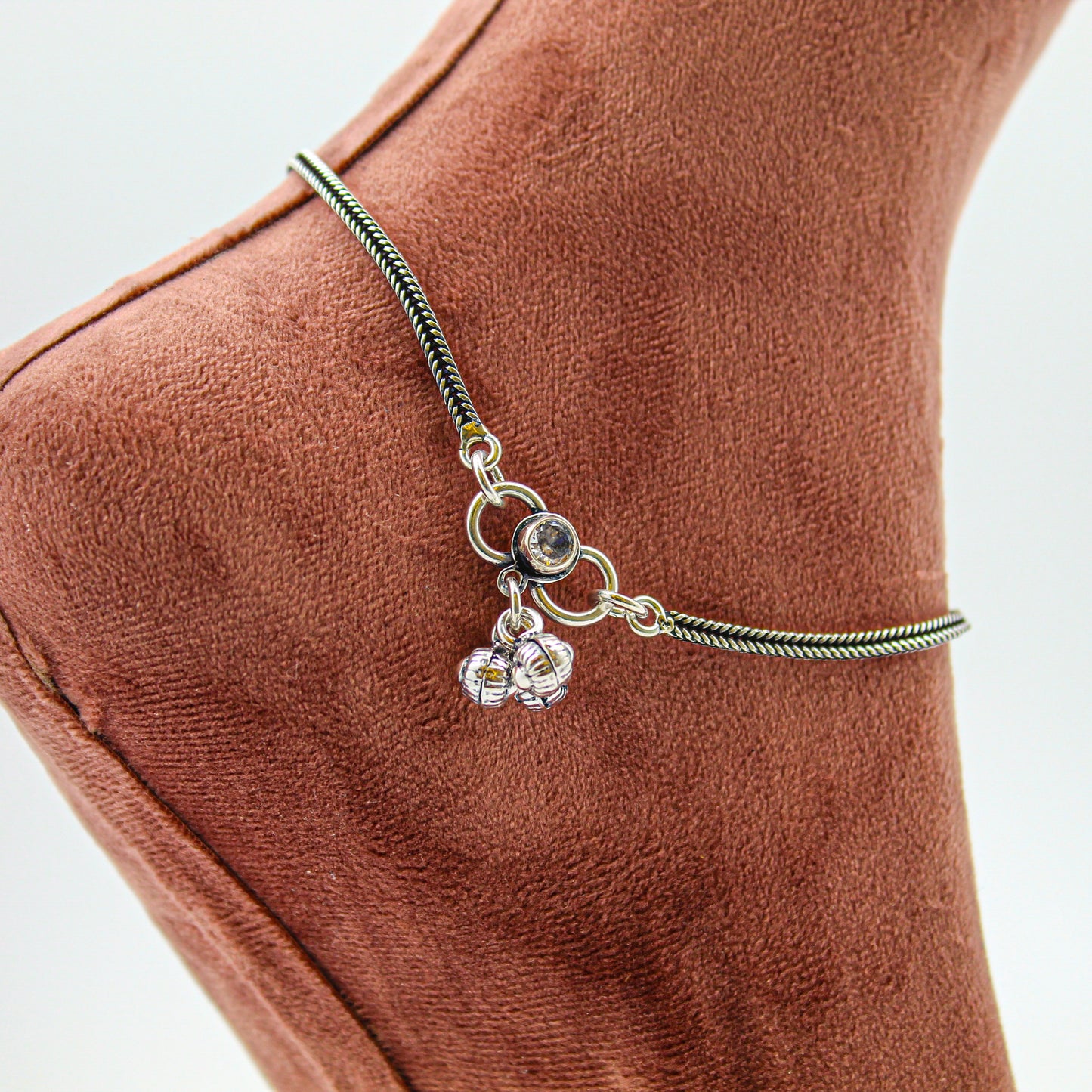 925 Silver Anklet for Women – Minimalist Payal, Everyday Foot Accessory