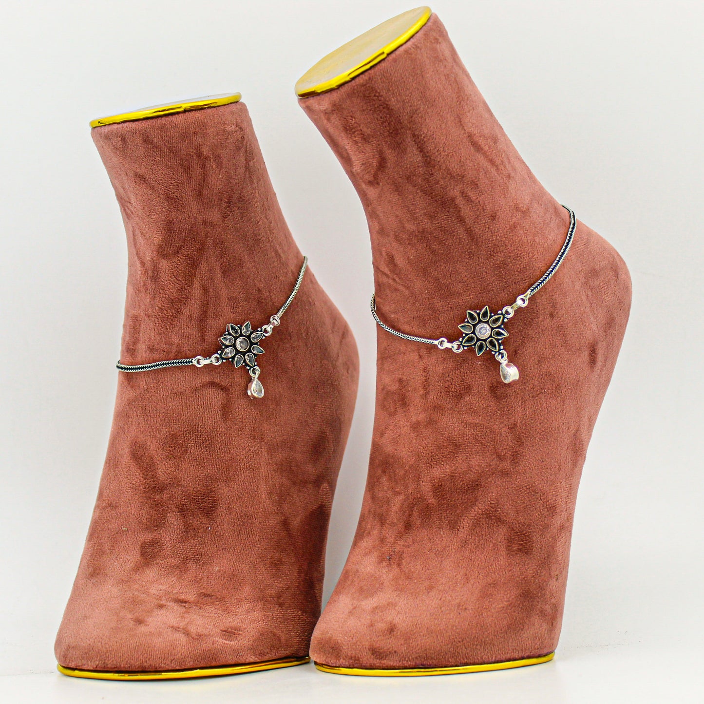 Silver Anklet for Women – Minimalist Payal, Everyday Foot Accessory