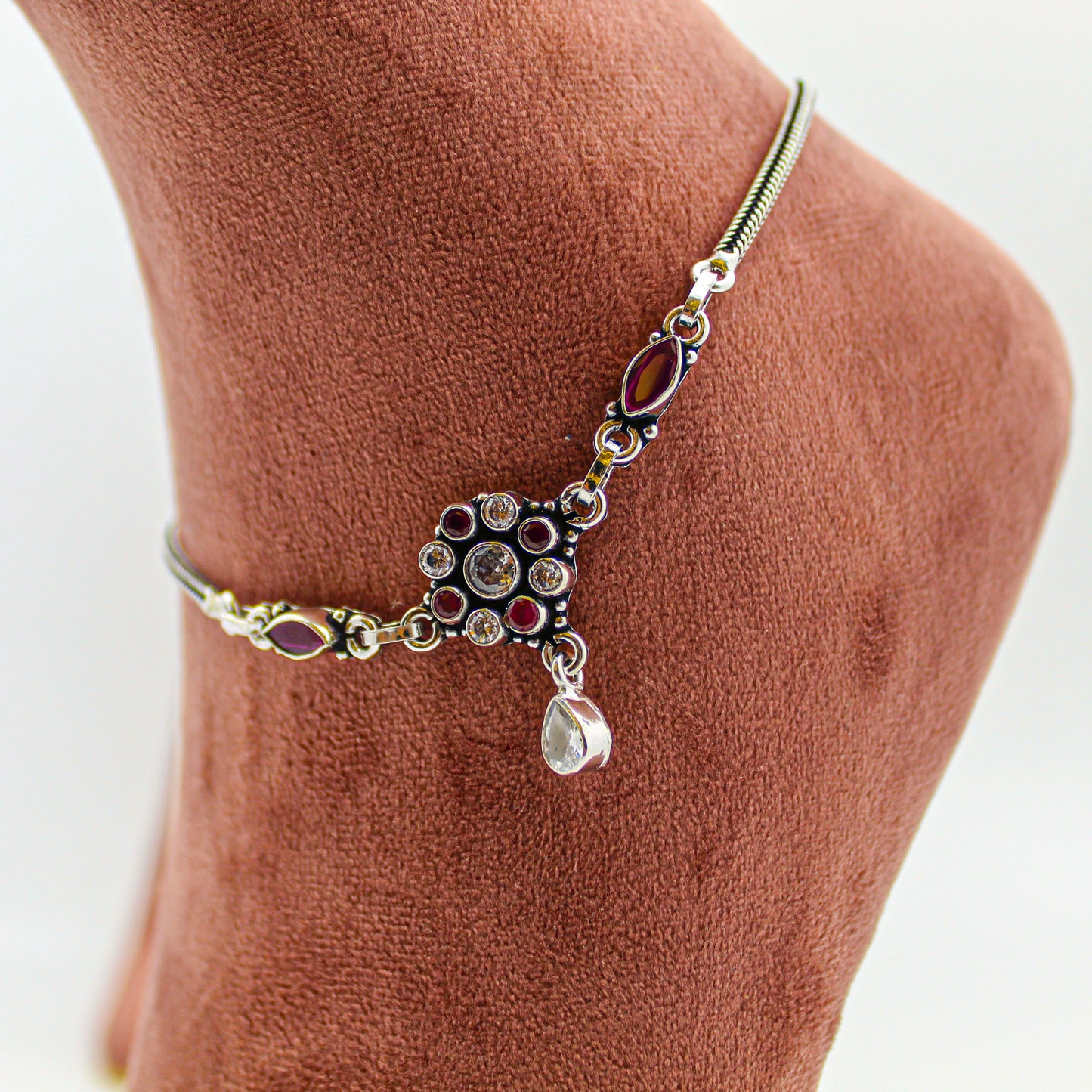 Silver Anklet for Women – Minimalist Payal, Everyday Foot Accessory