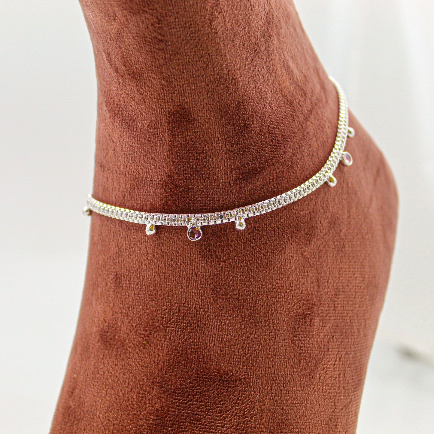 Silver Anklet for Women – Minimalist Payal, Everyday Foot Accessory