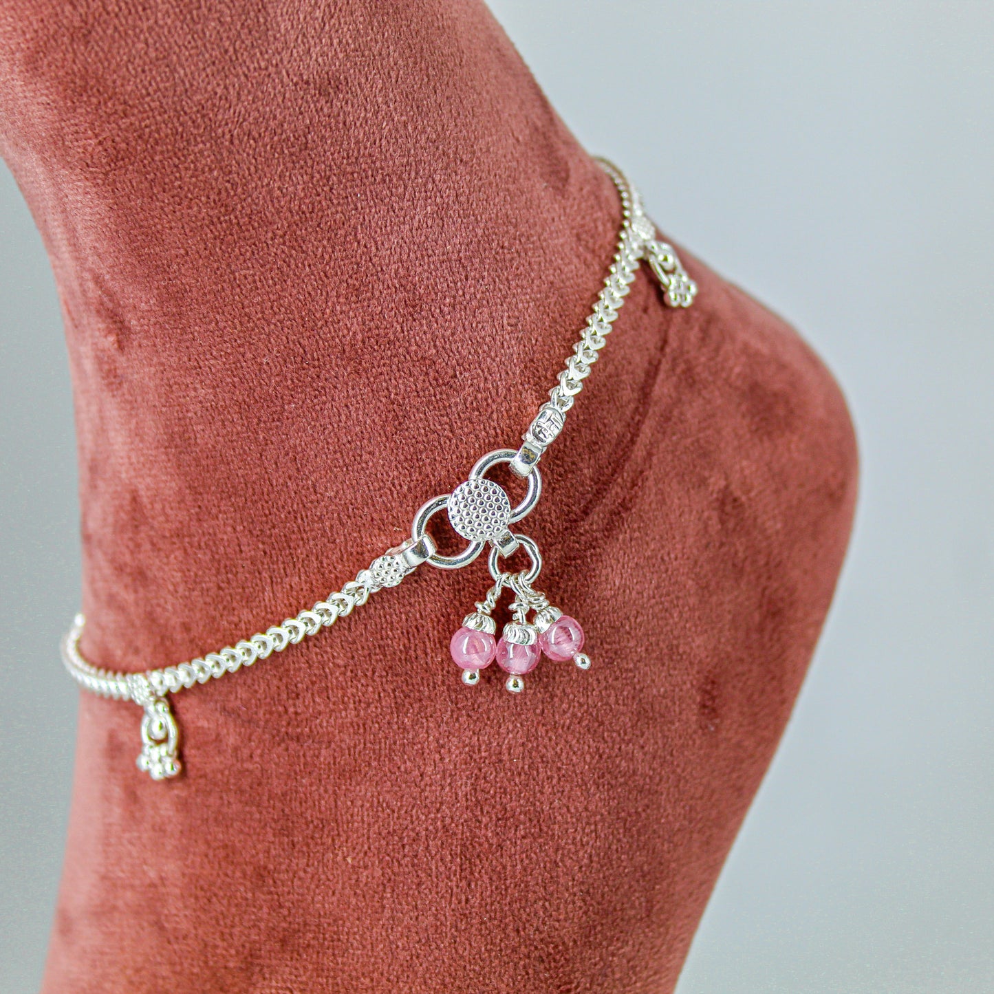 Silver Anklet for Women – Minimalist Payal, Everyday Foot Accessory