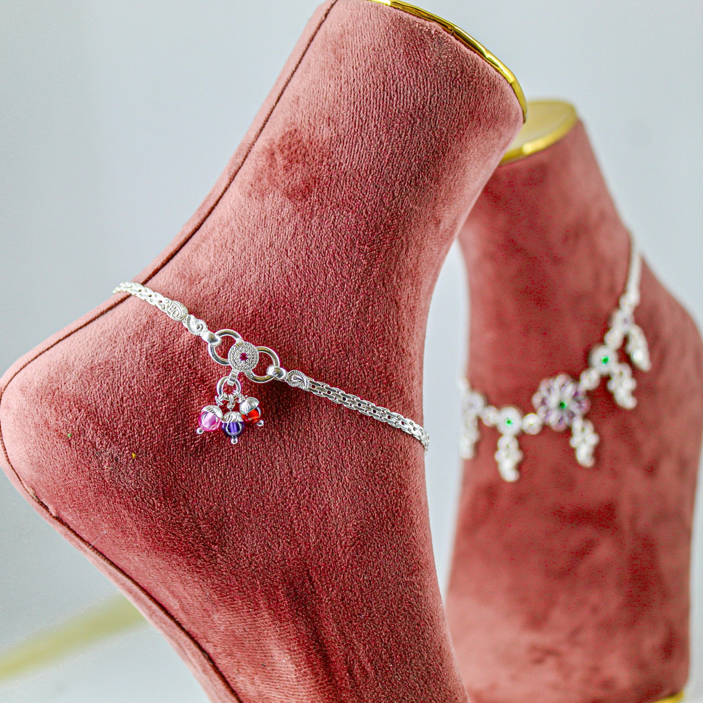 925 Silver Anklet for Women – Minimalist Payal, Everyday Foot Accessory