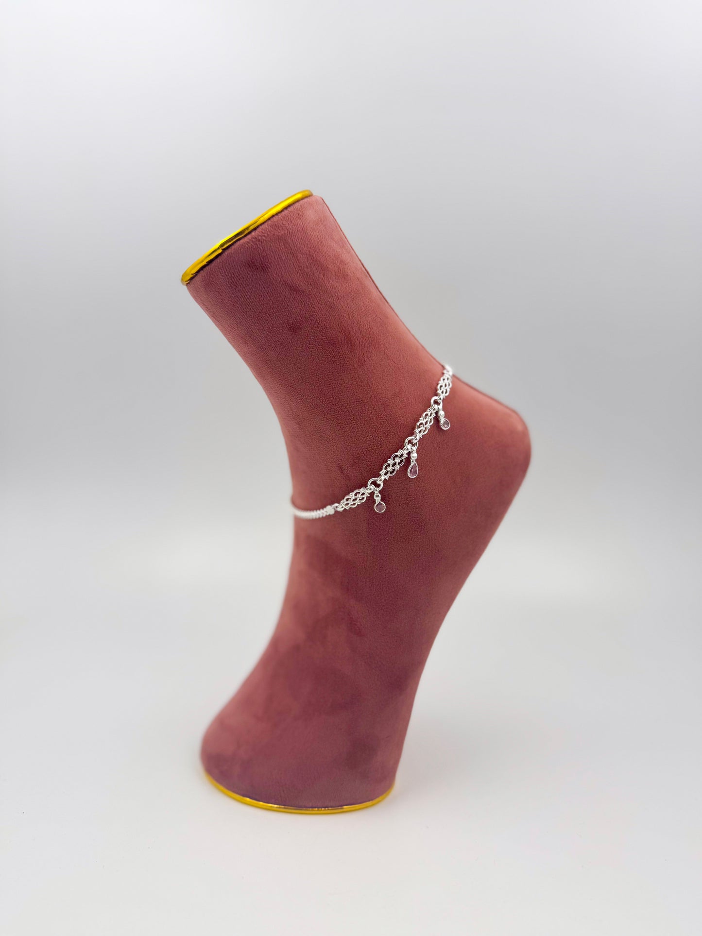 Silver Anklet for Women – Minimalist Payal, Everyday Foot Accessory