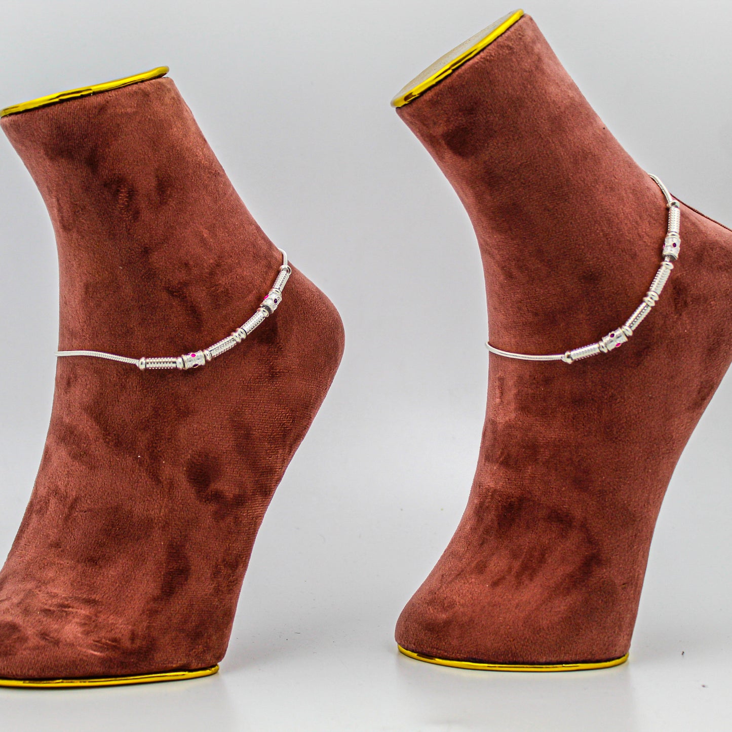 Silver Anklet for Women – Minimalist Payal, Everyday Foot Accessory