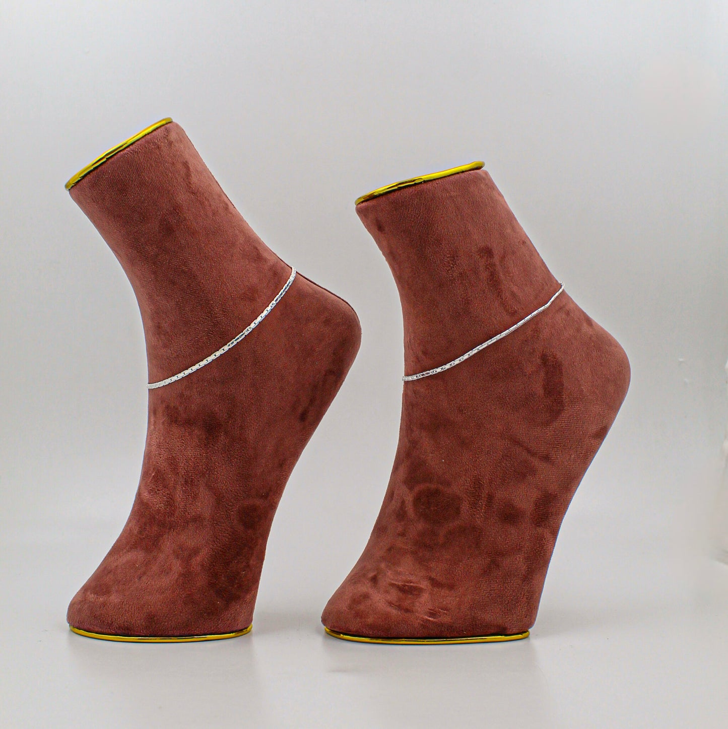 Silver Anklet for Women – Minimalist Payal, Everyday Foot Accessory