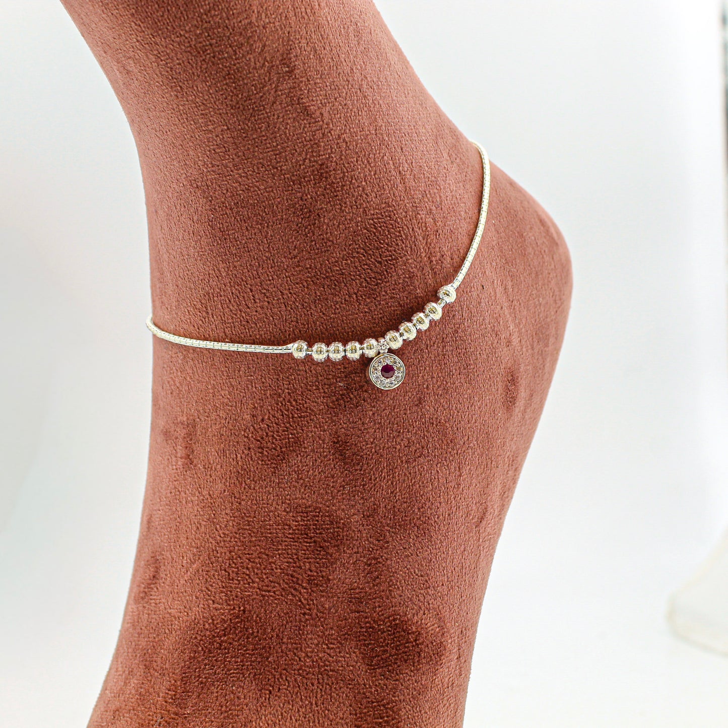 Silver Anklet for Women – Minimalist Payal, Everyday Foot Accessory