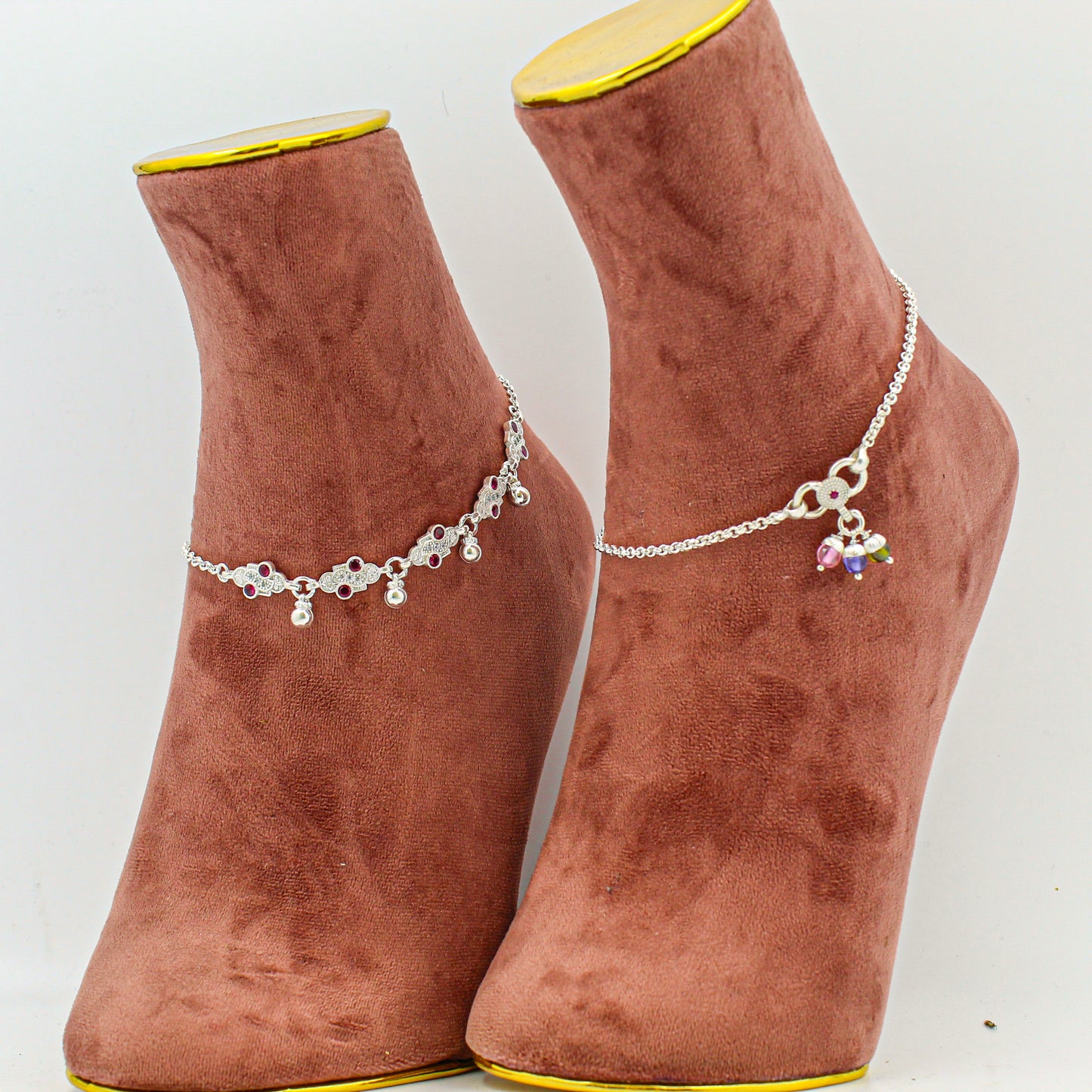 Silver Anklet for Women – Minimalist Payal, Everyday Foot Accessory