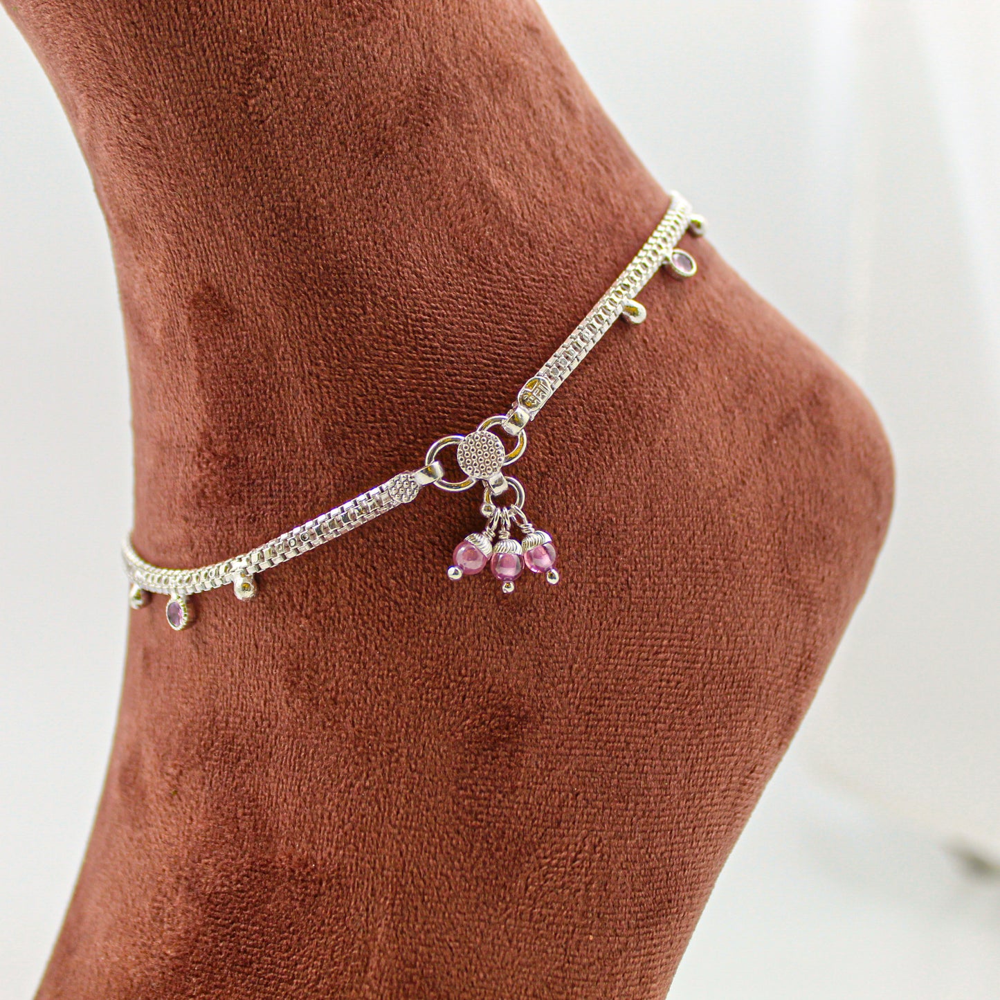 Silver Anklet for Women – Minimalist Payal, Everyday Foot Accessory