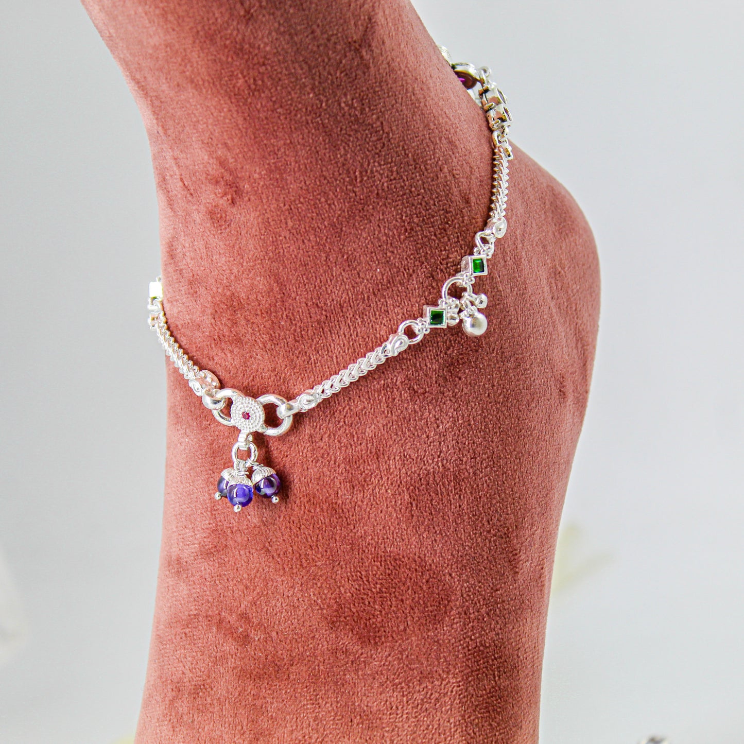 Silver Anklet for Women – Minimalist Payal, Everyday Foot Accessory