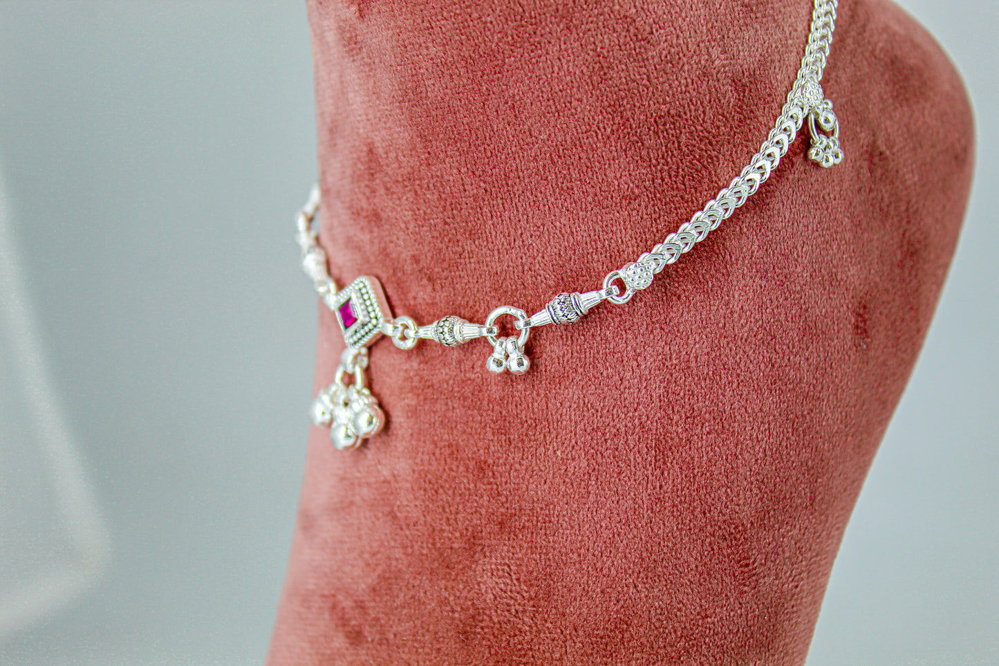 Silver Anklet for Women – Minimalist Payal, Everyday Foot Accessory