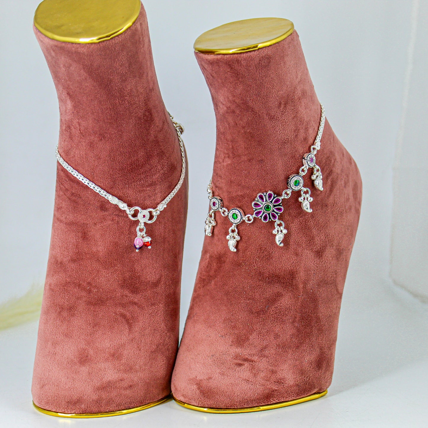 925 Silver Anklet for Women – Minimalist Payal, Everyday Foot Accessory